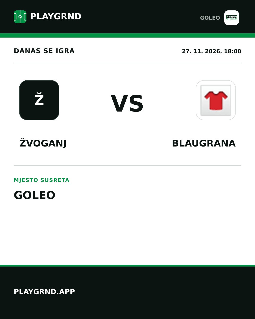 Instagram slika: Žvoganj vs Blaugrana