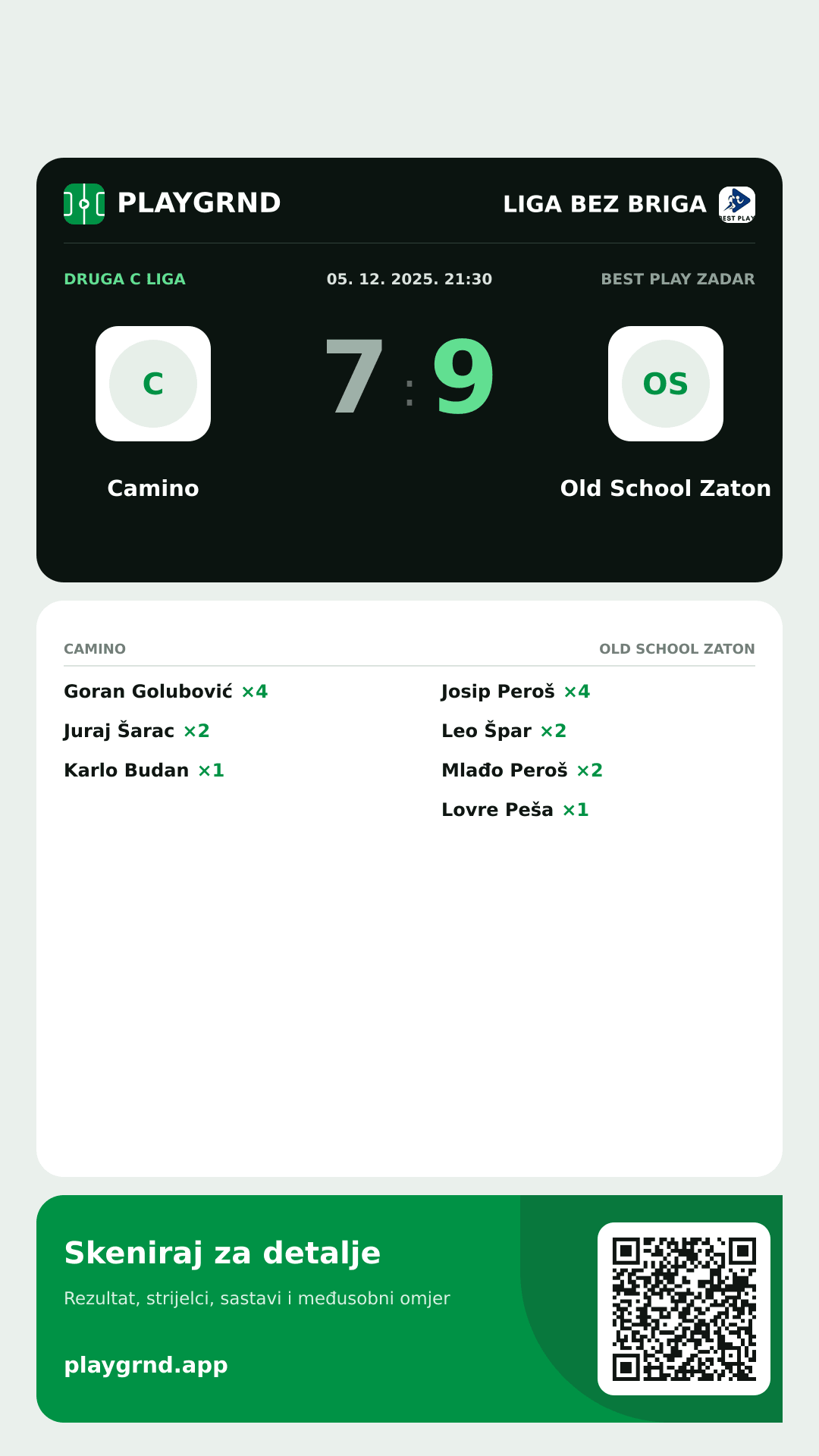 Story slika: Camino 7:9 Old School Zaton