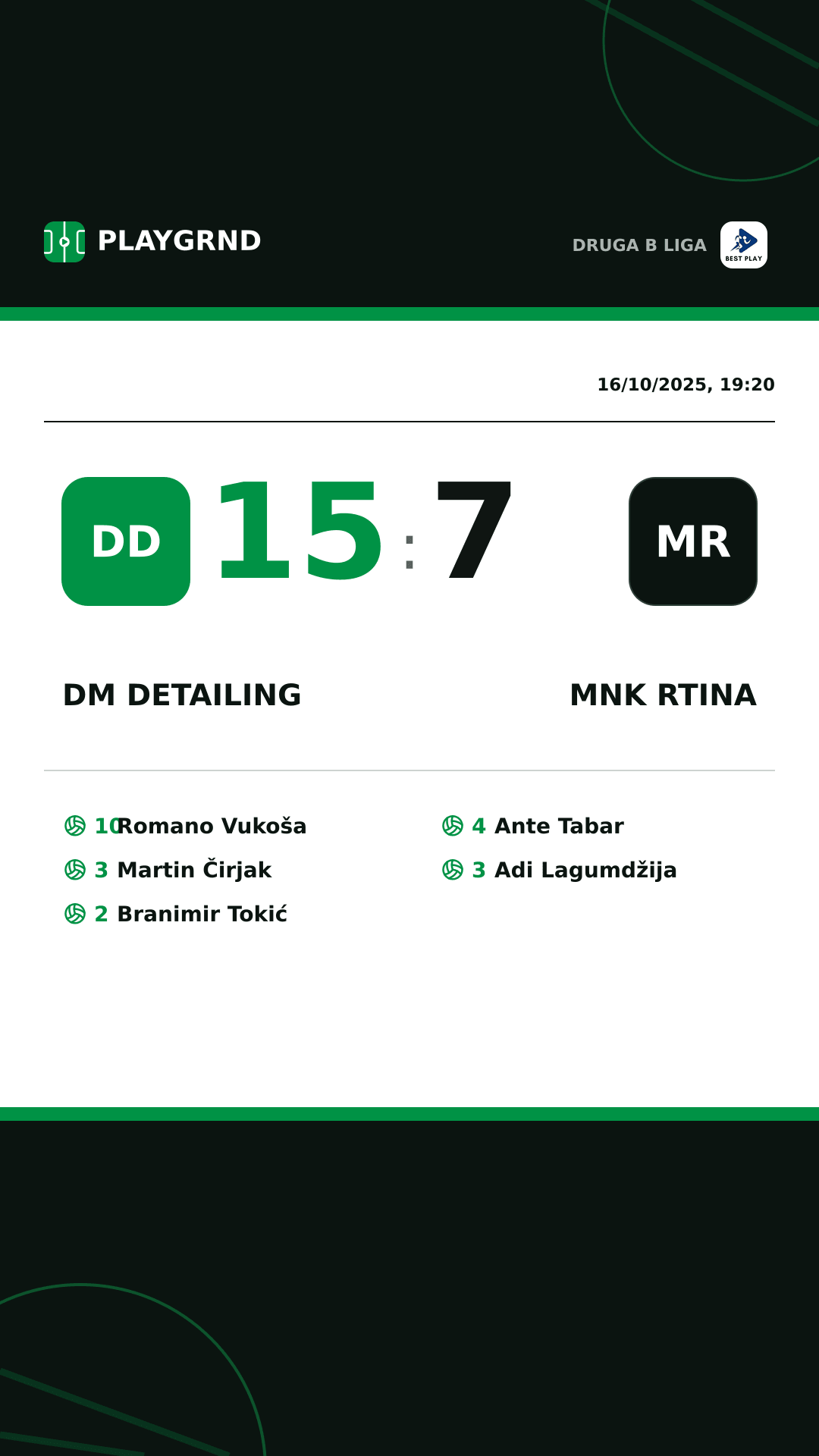 Instagram artwork: DM Detailing 15:7 Mnk Rtina