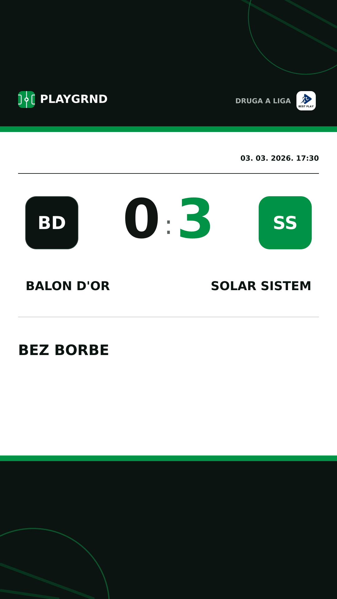 Instagram slika: Balon d'Or 0:3 Solar Sistem