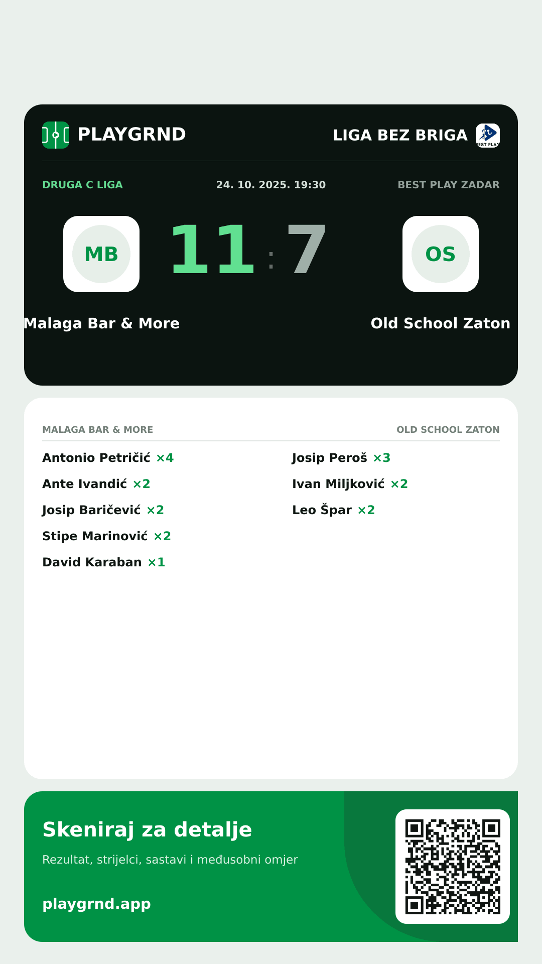 Story slika: Malaga Bar & More 11:7 Old School Zaton