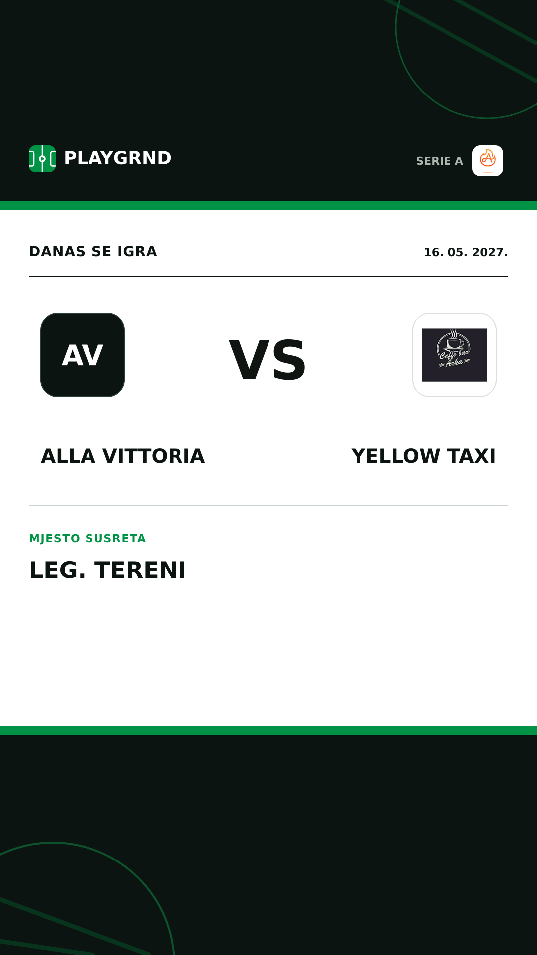 Instagram slika: Alla Vittoria vs Yellow Taxi