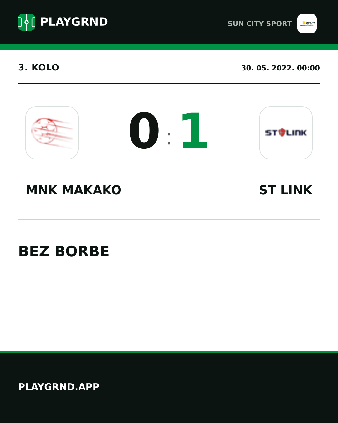 Instagram slika: Mnk Makako 0:1 ST Link