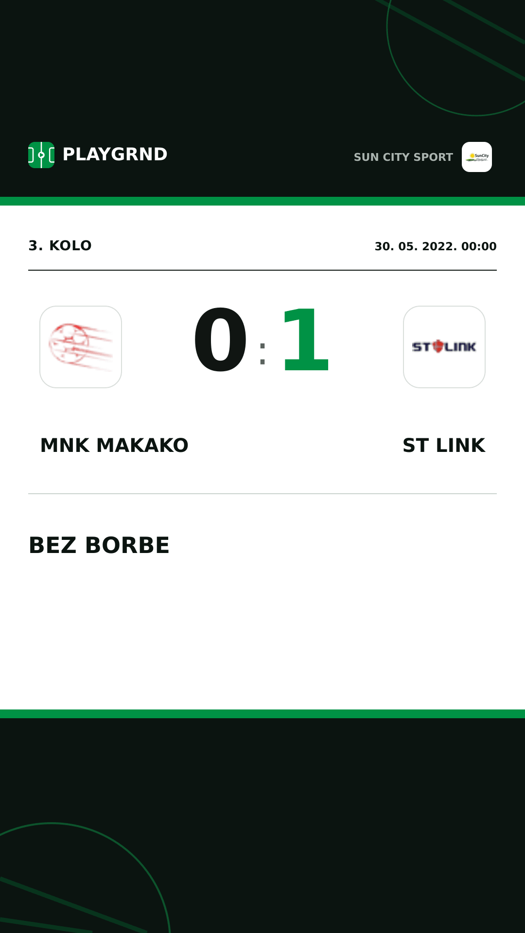Instagram slika: Mnk Makako 0:1 ST Link