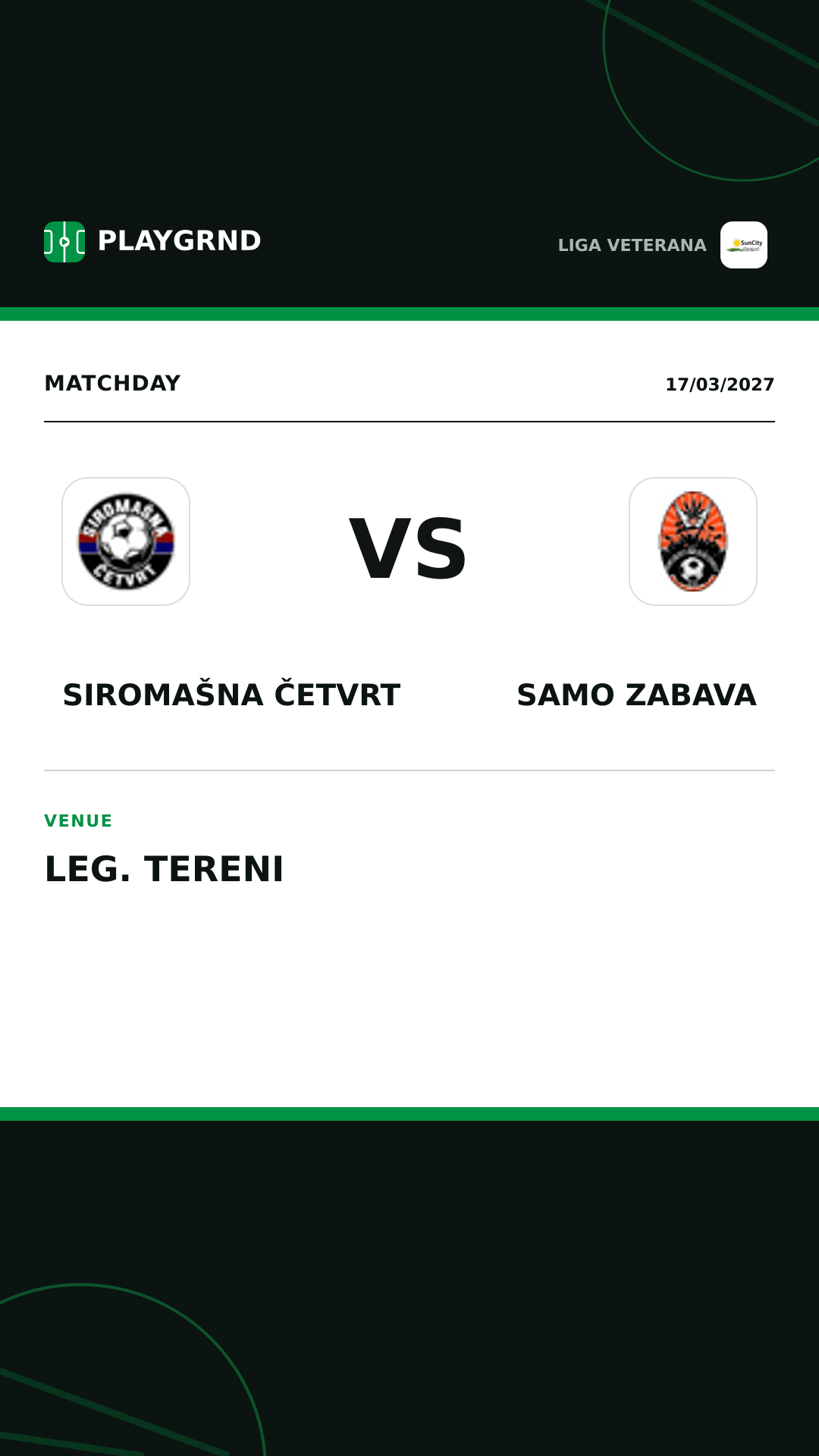 Instagram artwork: Siromašna Četvrt vs Samo Zabava