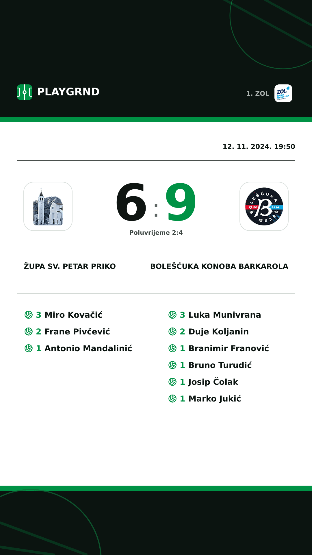 Instagram slika: Župa Sv. Petar Priko 6:9 Bolešćuka Konoba Barkarola