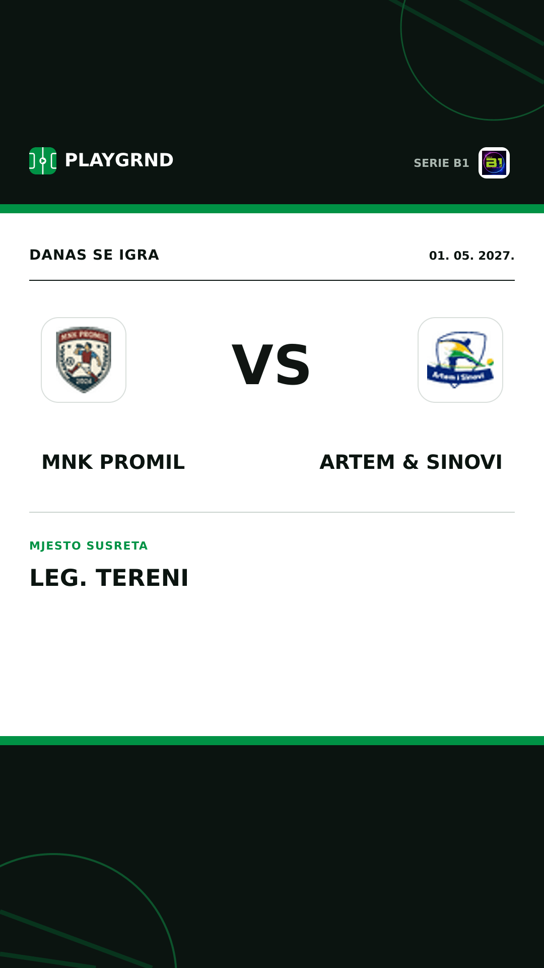 Instagram slika: Mnk Promil vs Artem & Sinovi