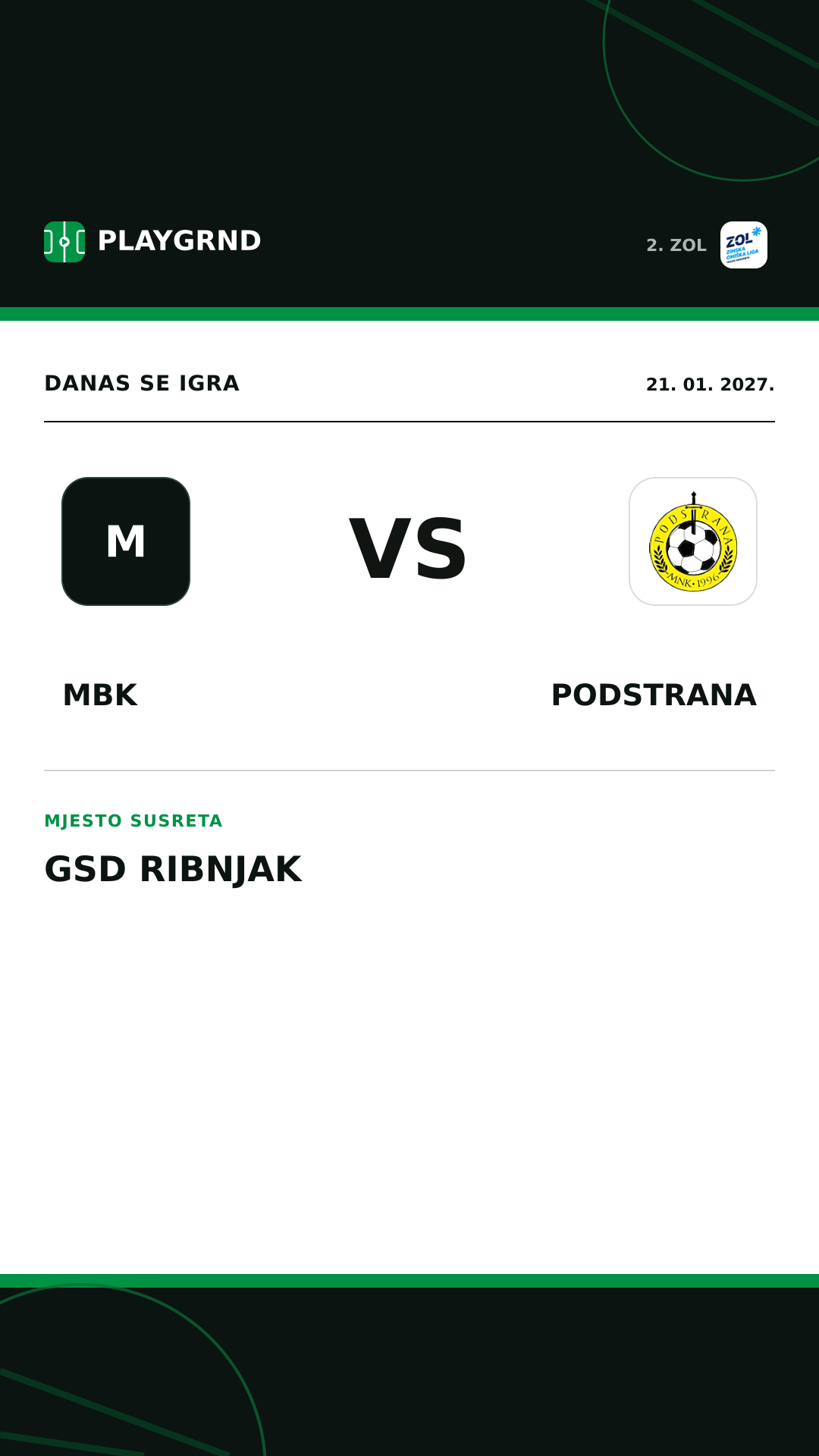 Instagram slika: MBK vs Podstrana