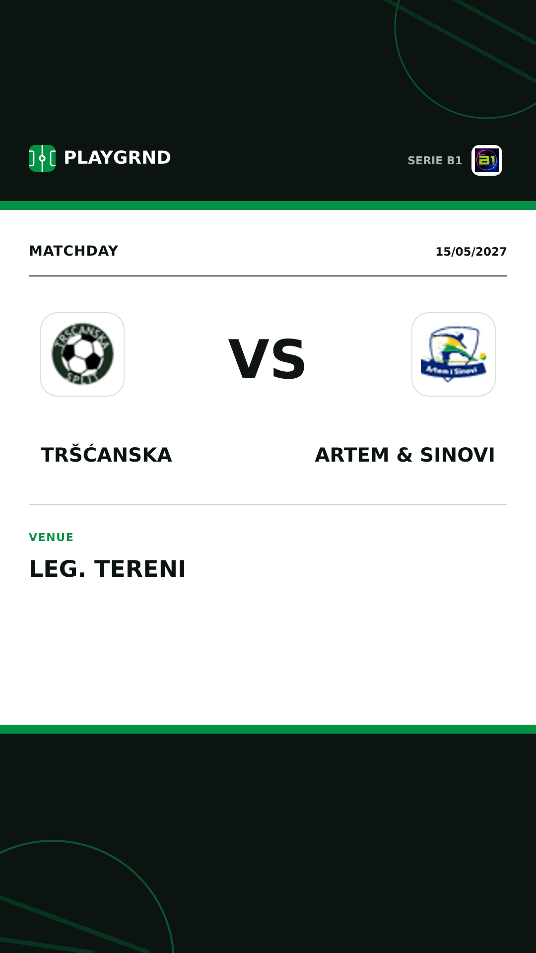 Instagram artwork: Tršćanska vs Artem & Sinovi