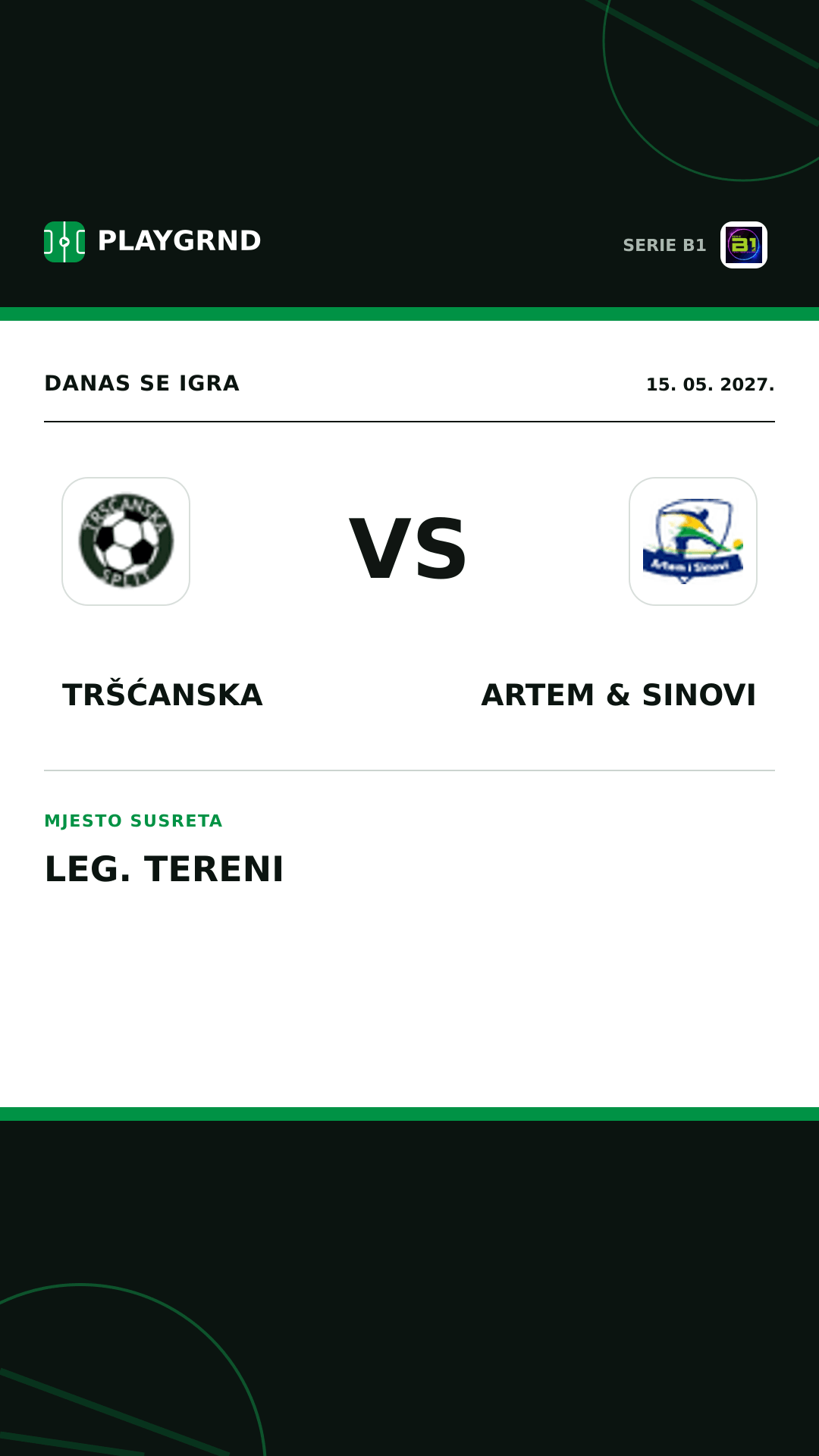 Instagram slika: Tršćanska vs Artem & Sinovi