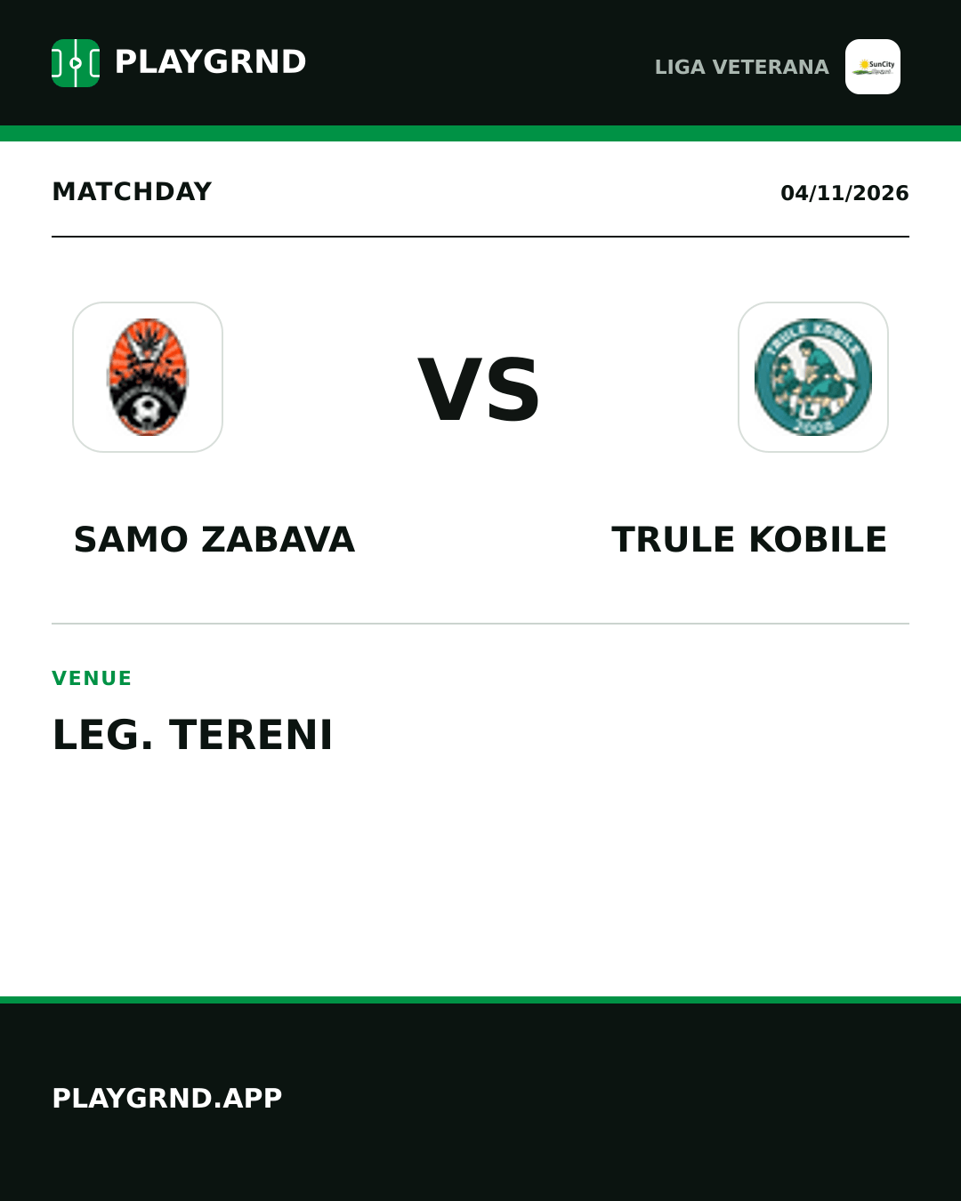 Instagram artwork: Samo Zabava vs Trule Kobile