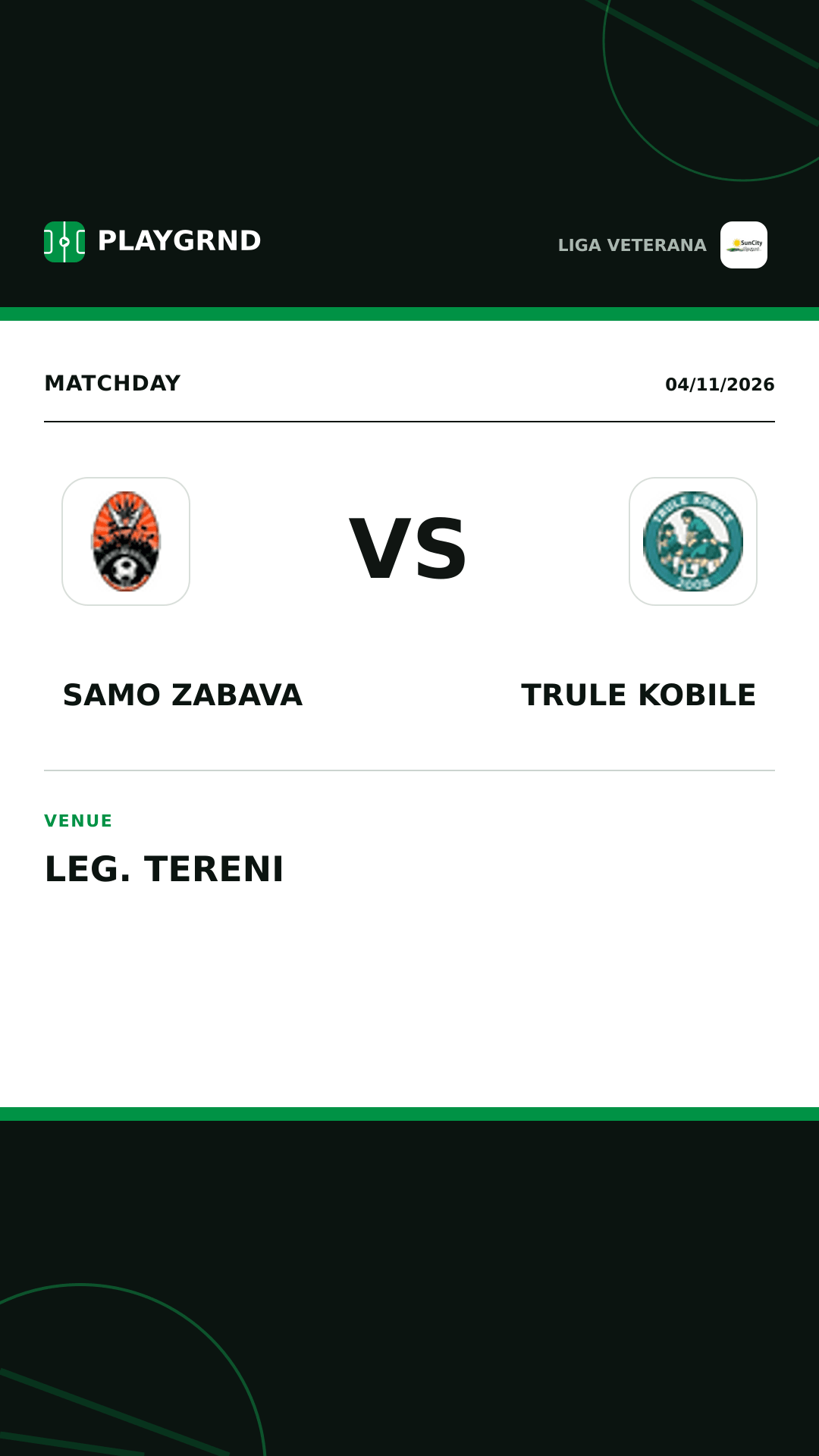 Instagram artwork: Samo Zabava vs Trule Kobile