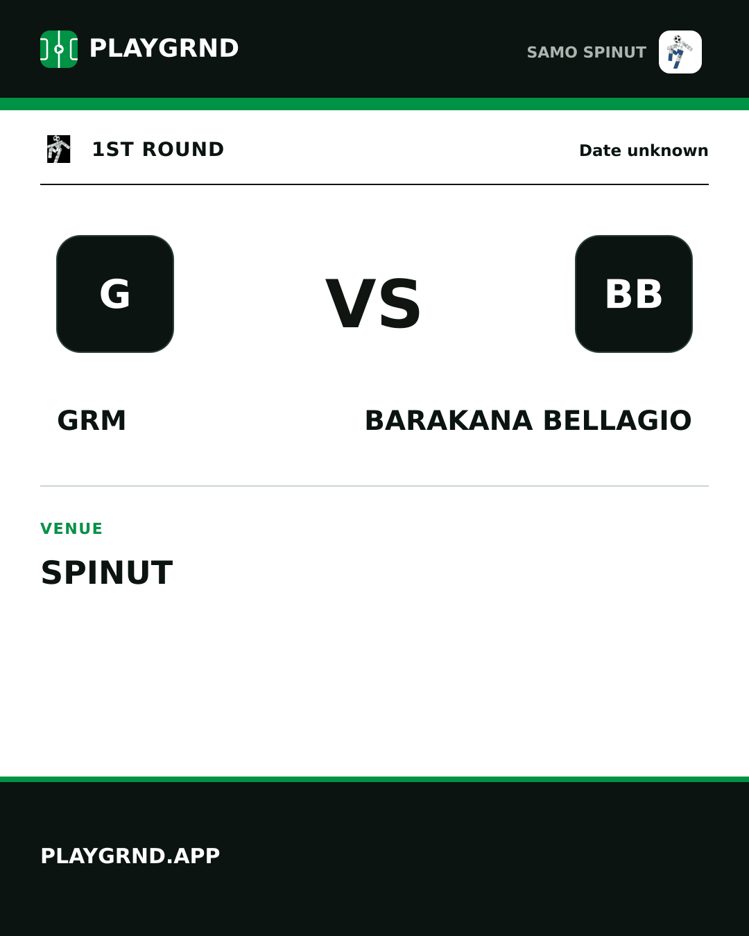 Instagram artwork: Grm vs Barakana Bellagio