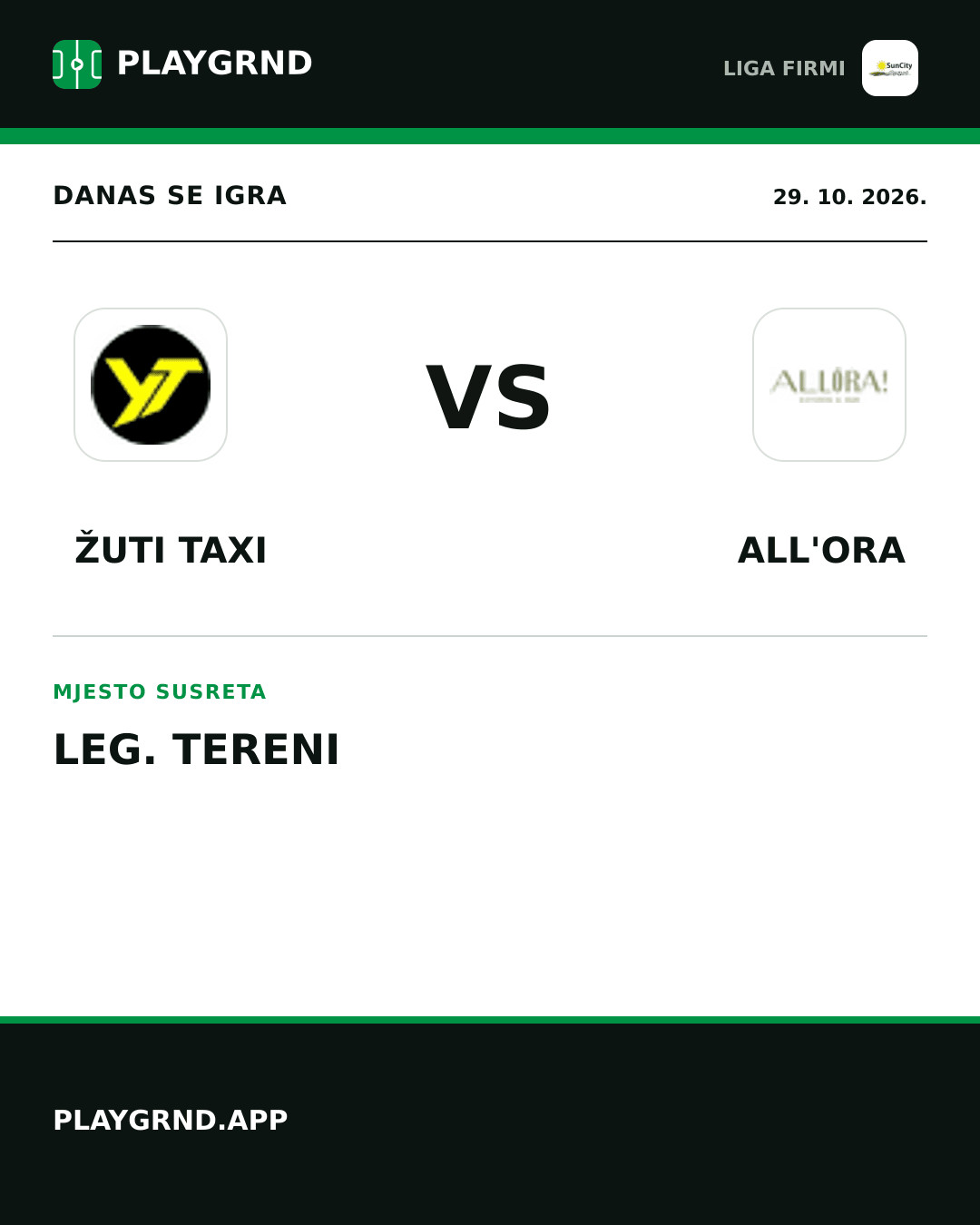 Instagram slika: Žuti Taxi vs All'Ora