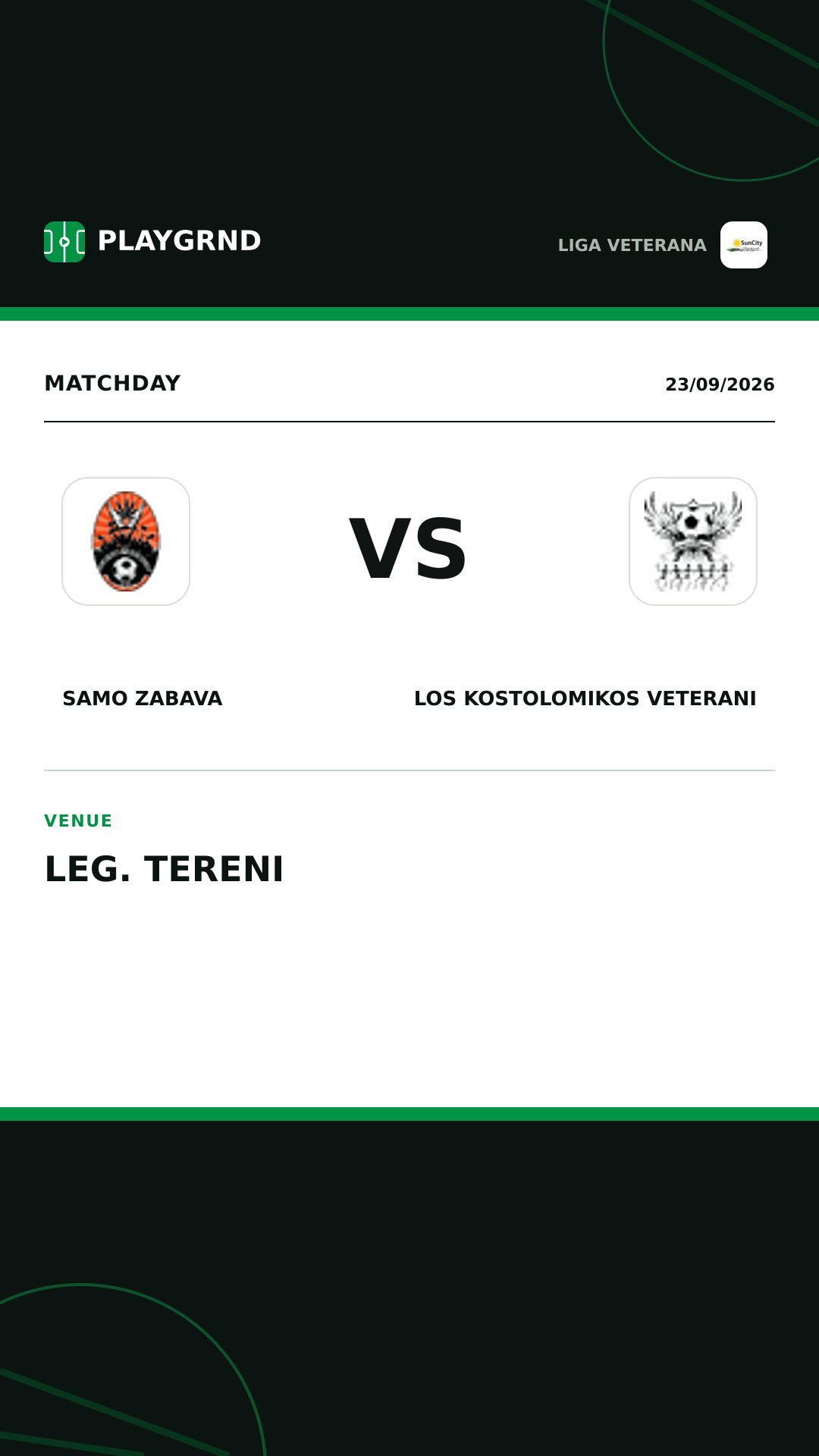 Instagram artwork: Samo Zabava vs Los Kostolomikos Veterani