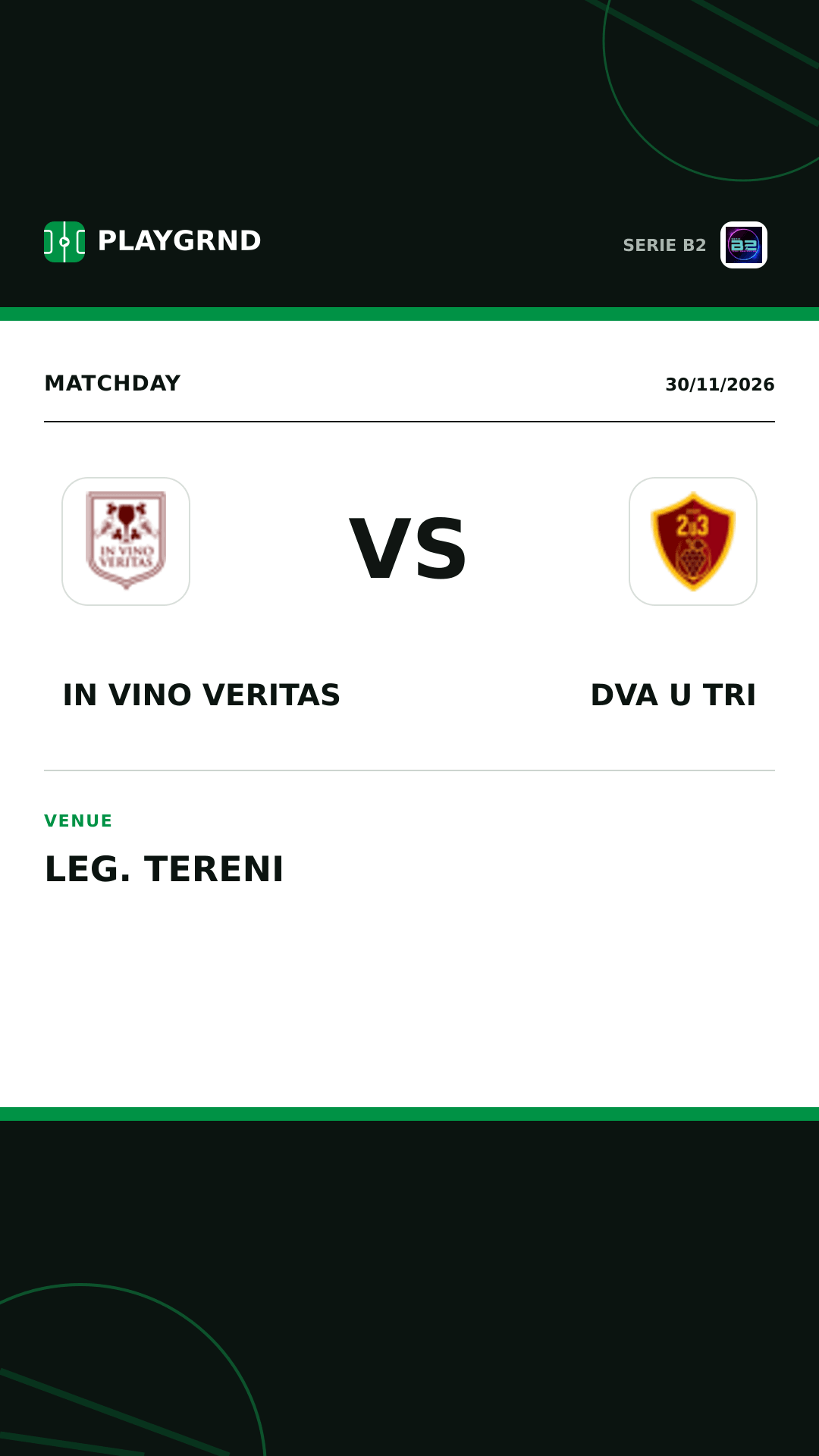 Instagram artwork: IN Vino Veritas vs Dva U Tri