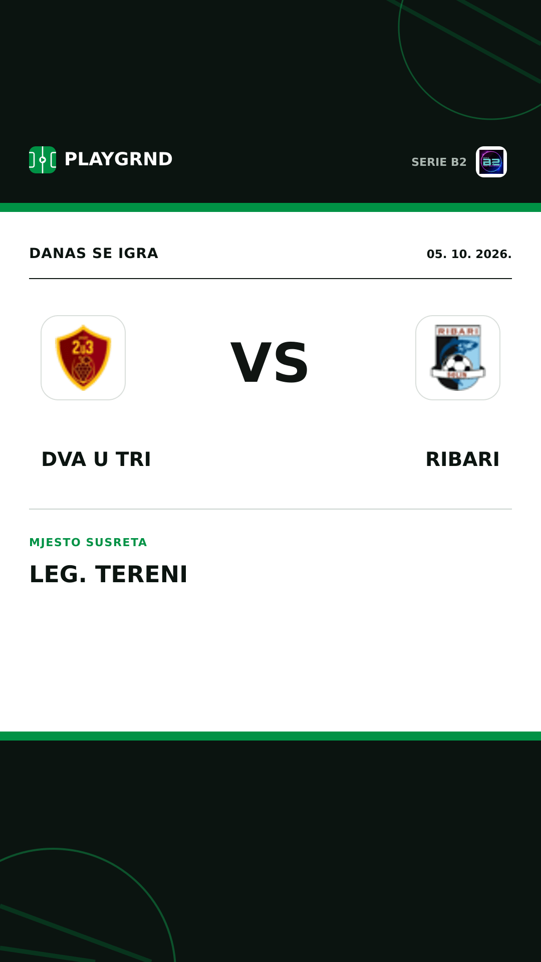 Instagram slika: Dva U Tri vs Ribari