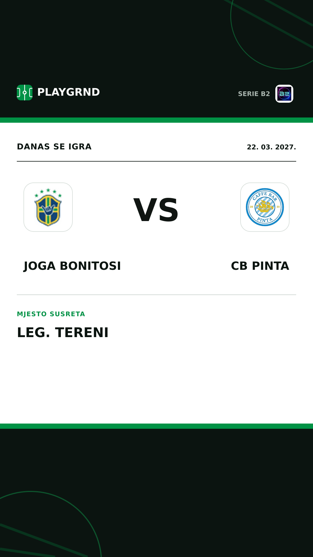 Instagram slika: Joga Bonitosi vs CB Pinta