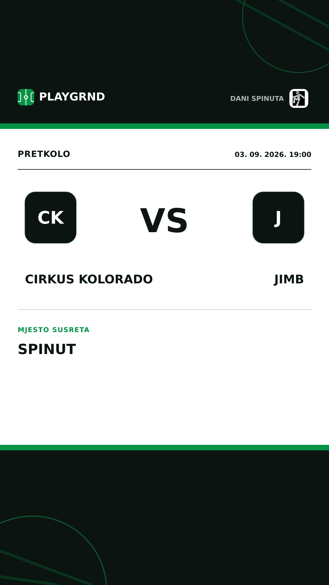 Instagram slika: Cirkus Kolorado vs JIMB