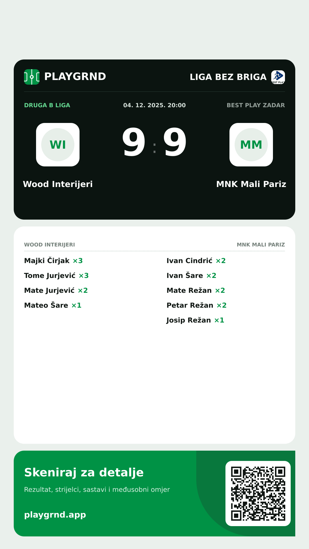 Story slika: Wood Interijeri 9:9 MNK Mali Pariz