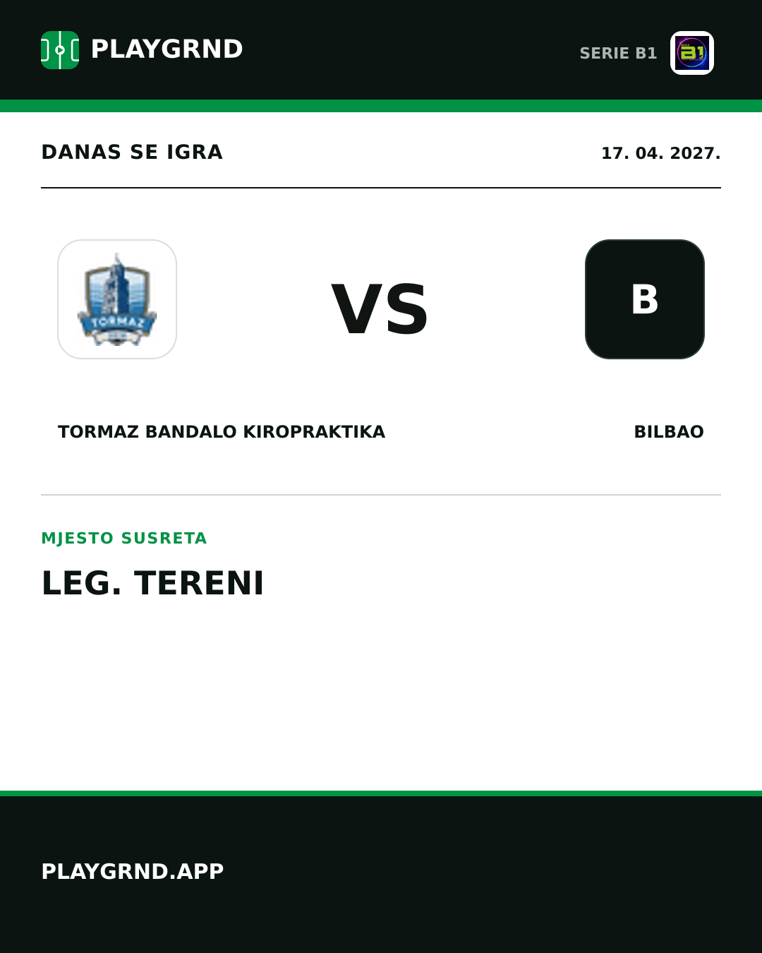 Instagram slika: Tormaz Bandalo Kiropraktika vs Bilbao