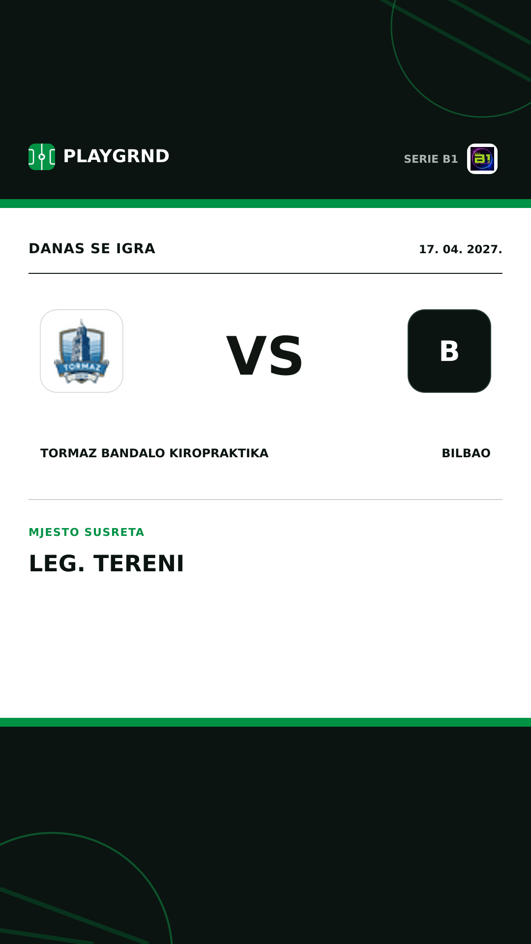 Instagram slika: Tormaz Bandalo Kiropraktika vs Bilbao