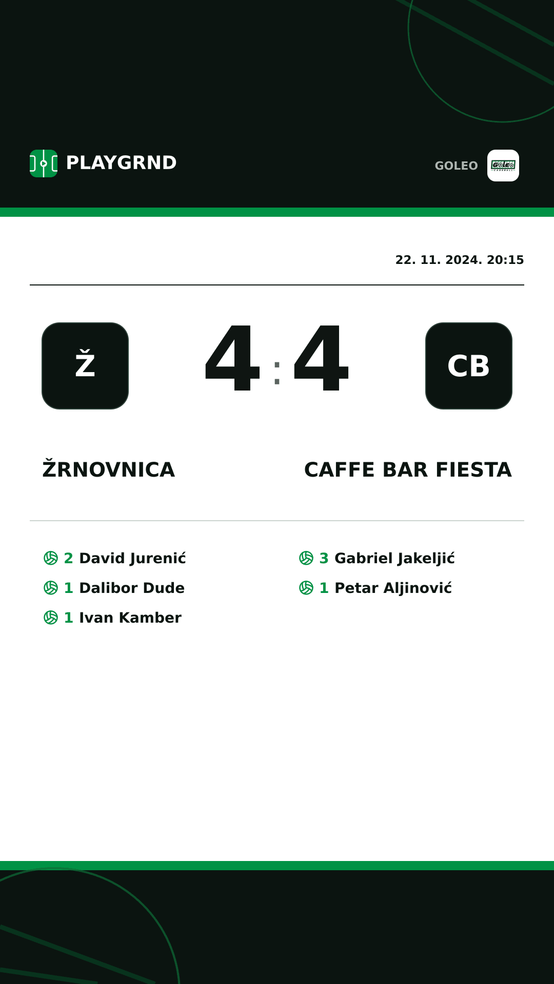 Instagram slika: Žrnovnica 4:4 Caffe bar Fiesta