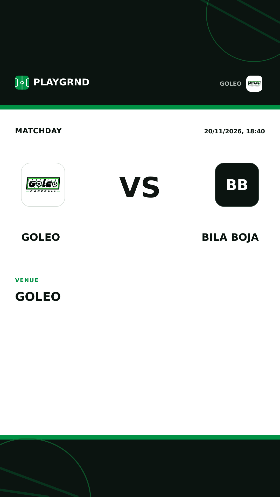 Instagram artwork: Goleo vs Bila boja