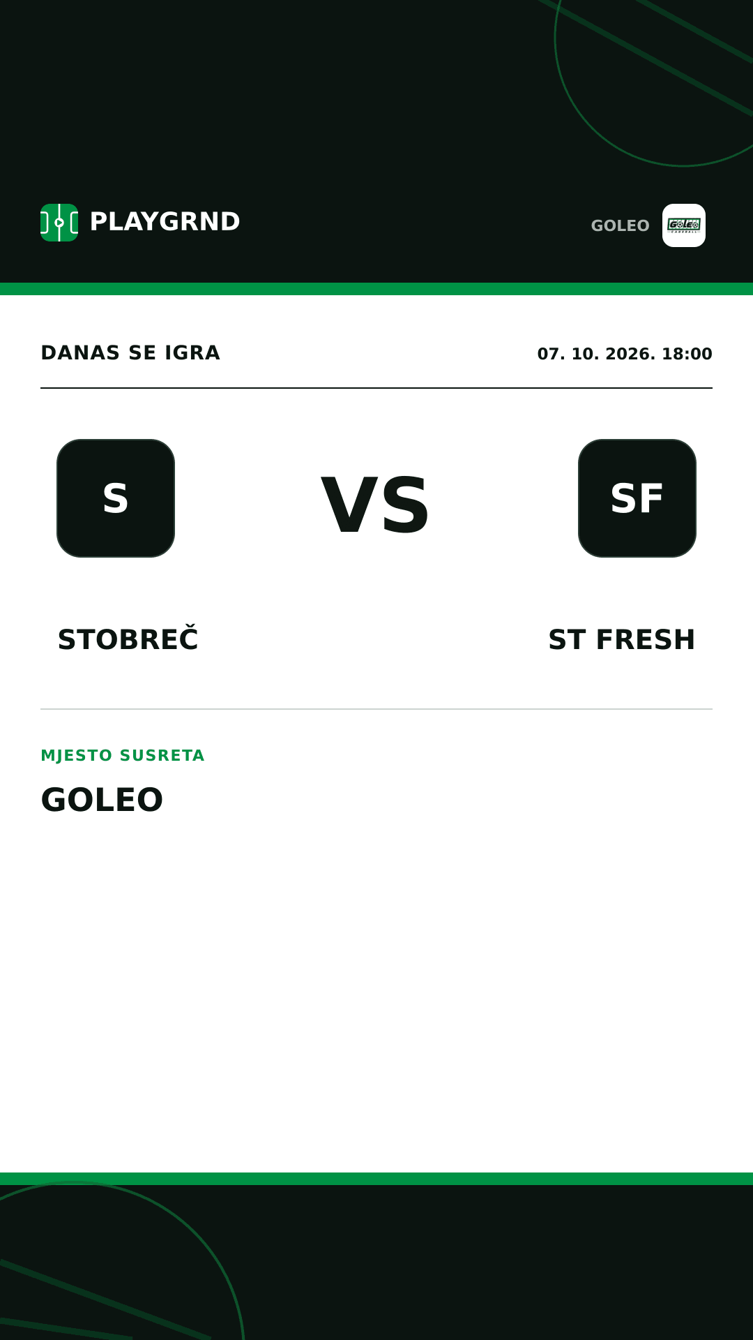 Instagram slika: Stobreč vs ST Fresh