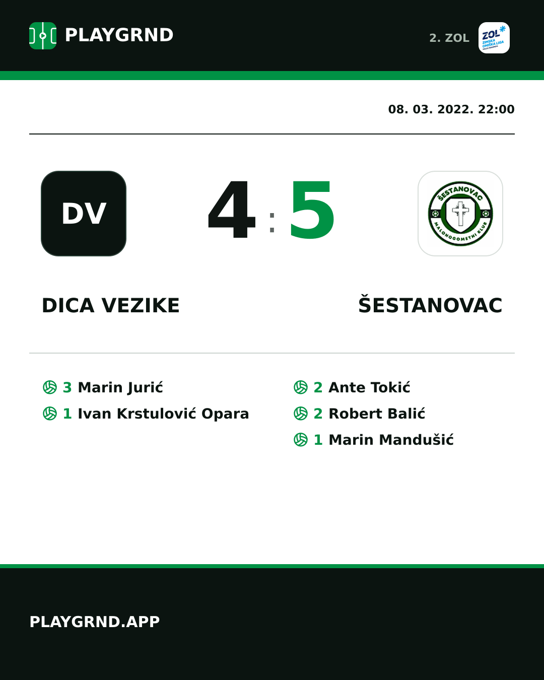 Instagram slika: Dica Vezike 4:5 Šestanovac