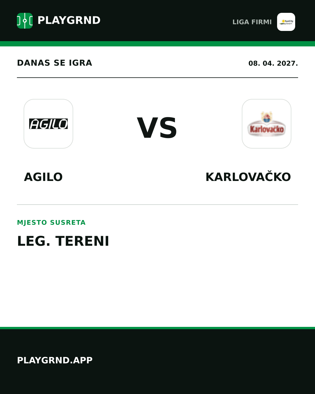 Instagram slika: Agilo vs Karlovačko