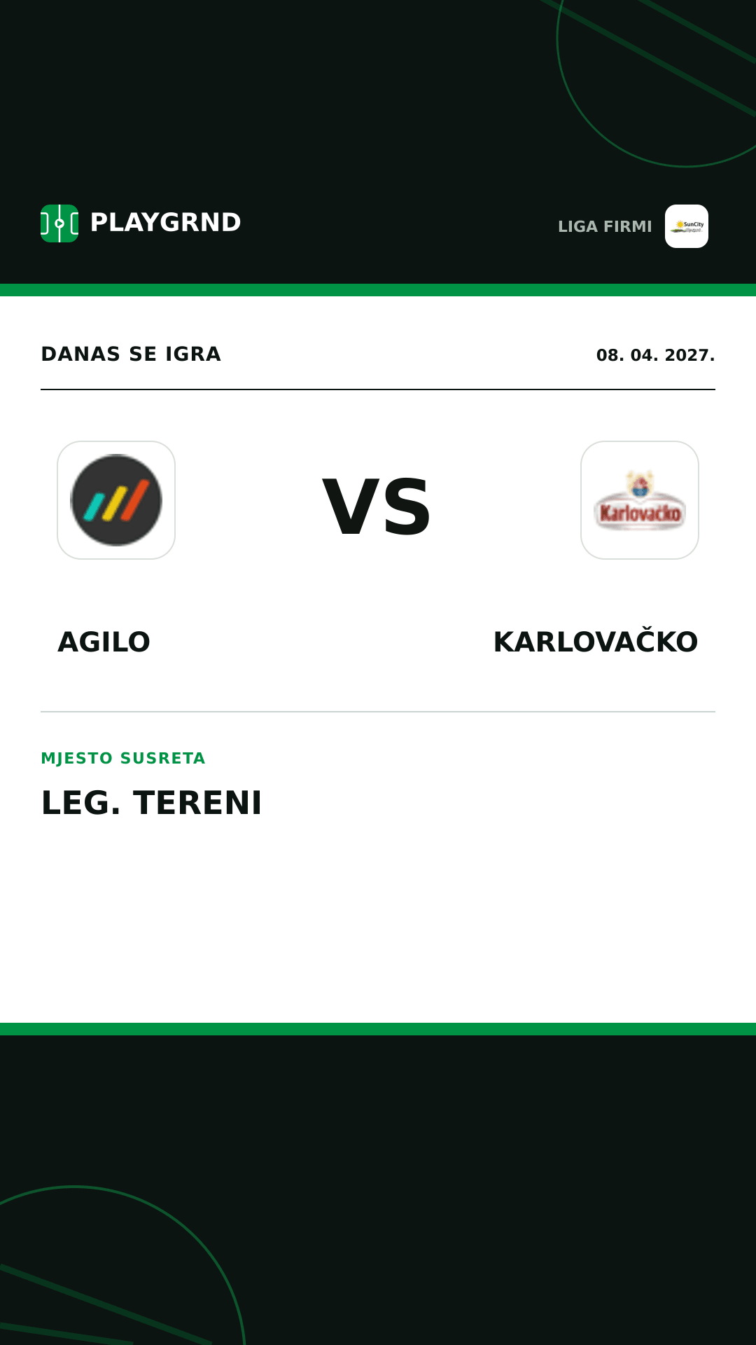 Instagram slika: Agilo vs Karlovačko