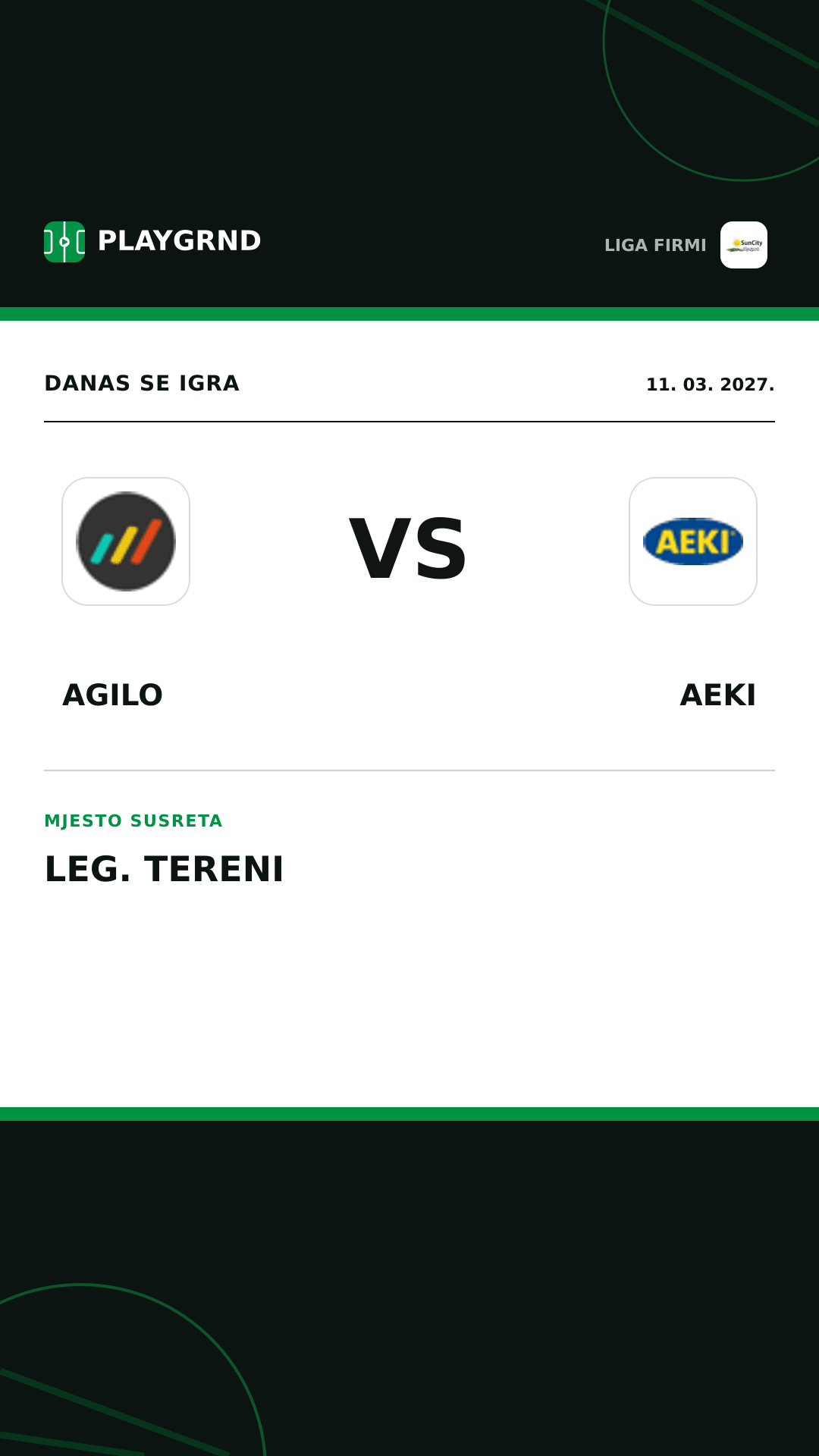 Instagram slika: Agilo vs AEKI