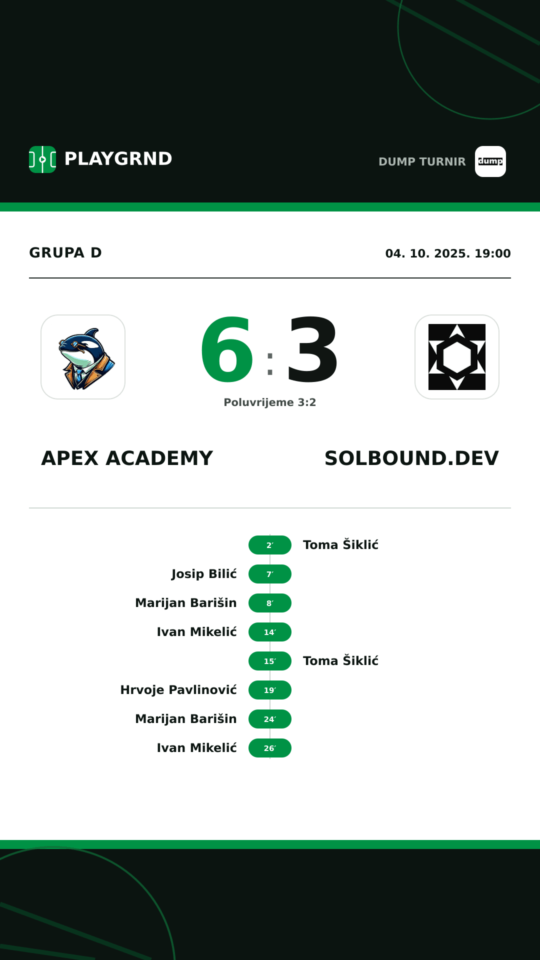 Instagram slika: Apex Academy 6:3 Solbound.dev