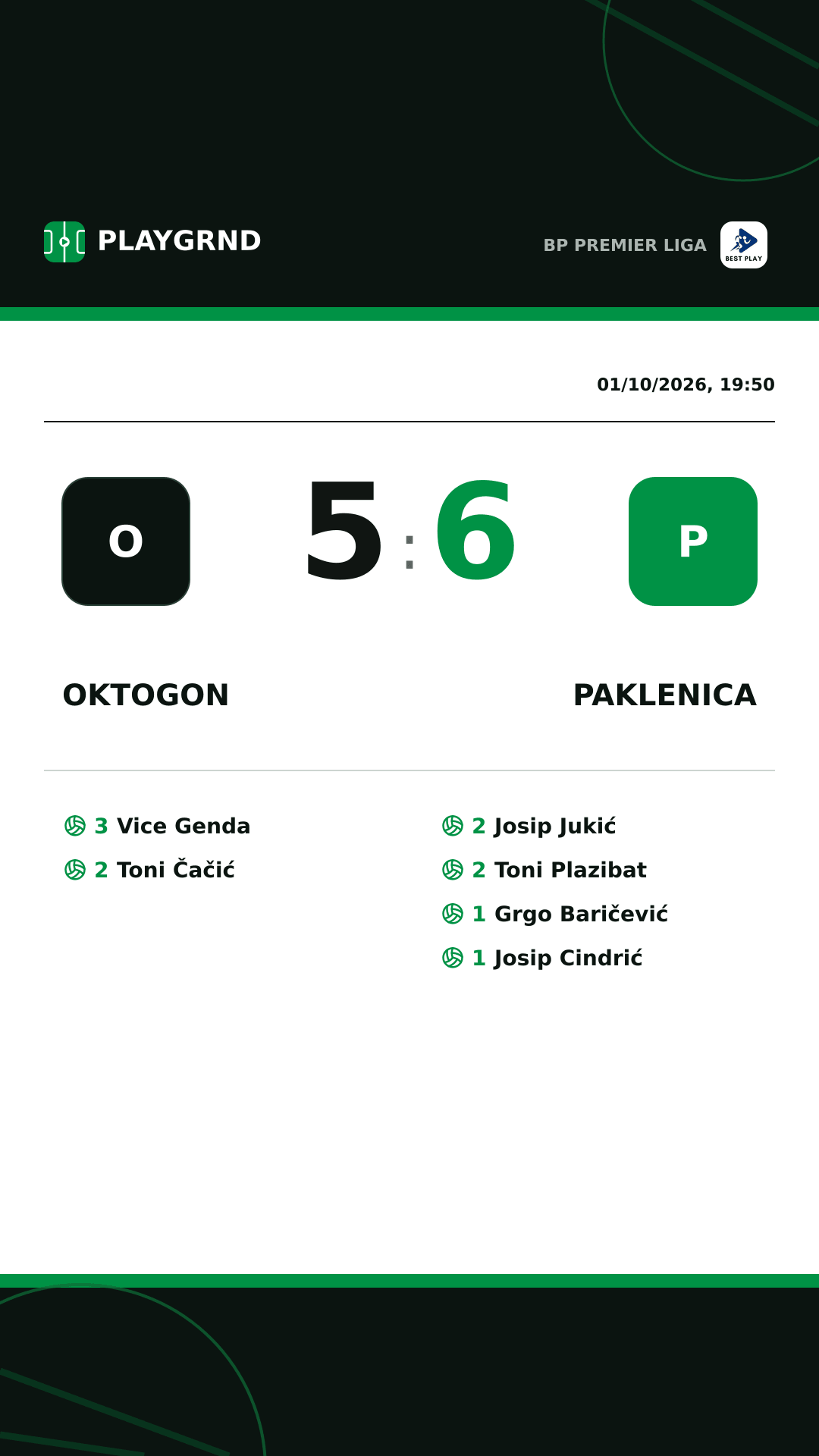 Instagram artwork: Oktogon 5:6 Paklenica