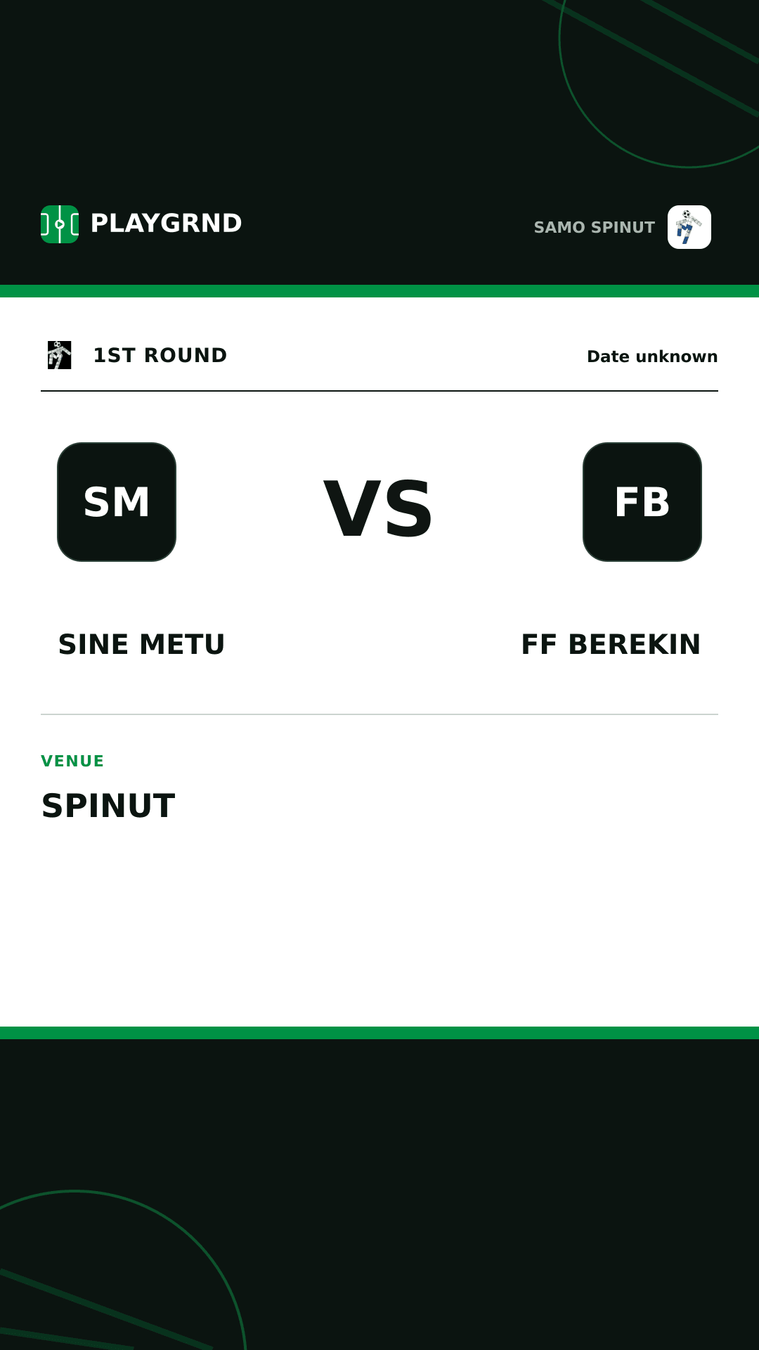 Instagram artwork: Sine metu vs FF Berekin