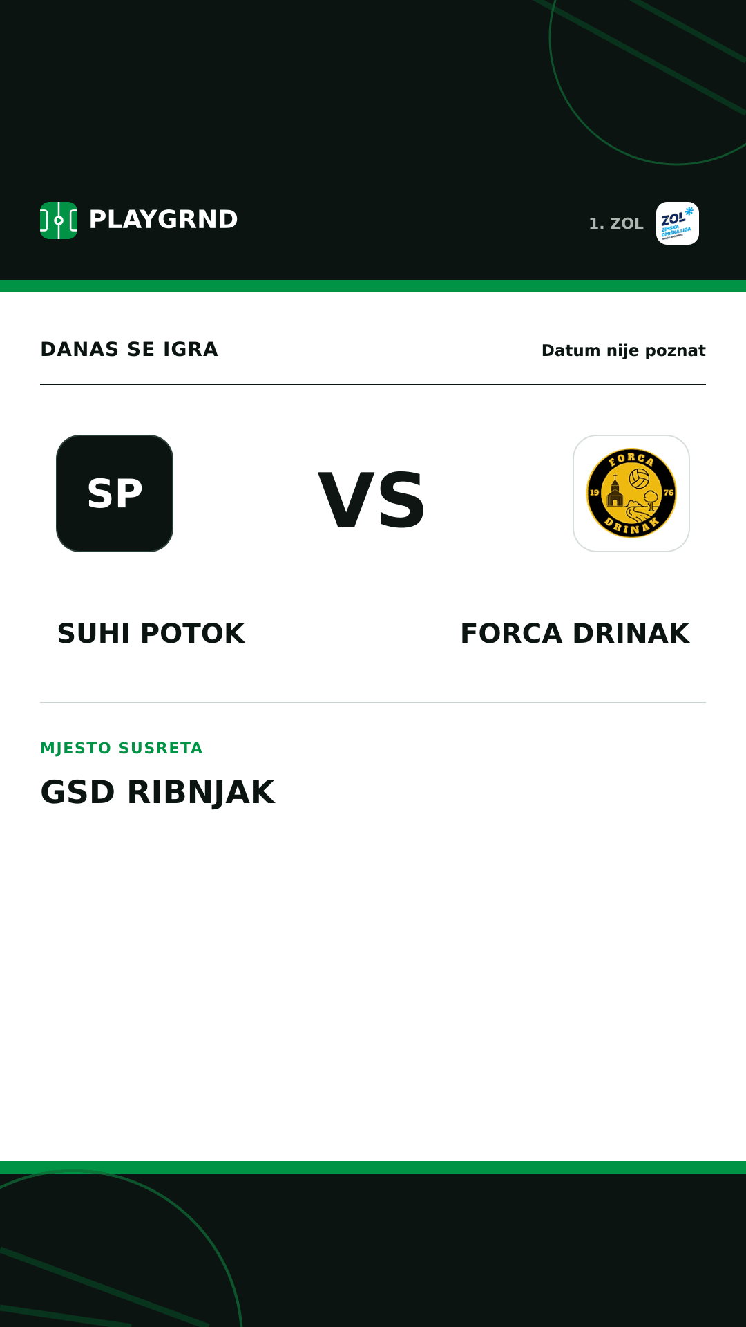 Instagram slika: Suhi Potok vs Forca Drinak