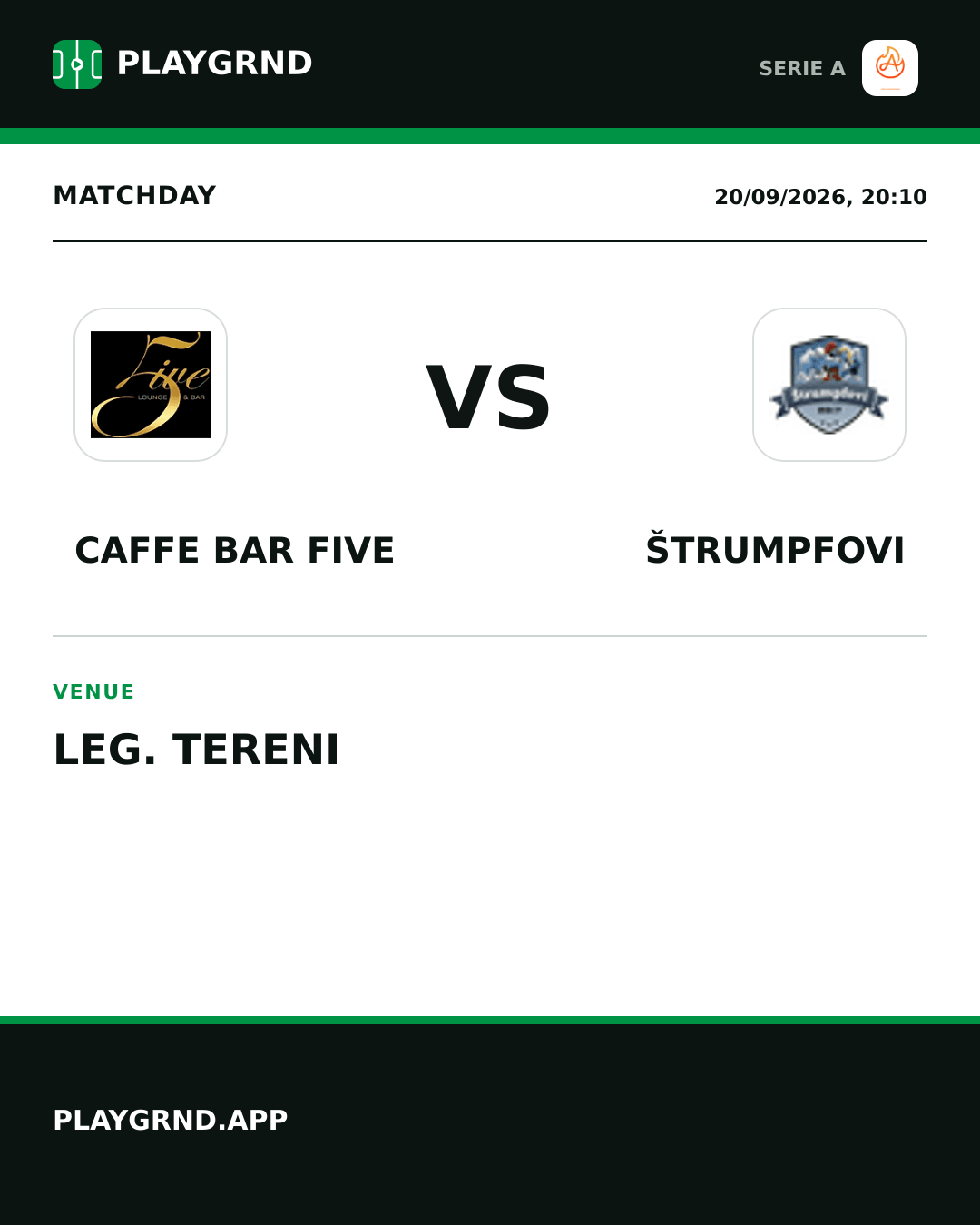 Instagram artwork: Caffe Bar Five vs Štrumpfovi