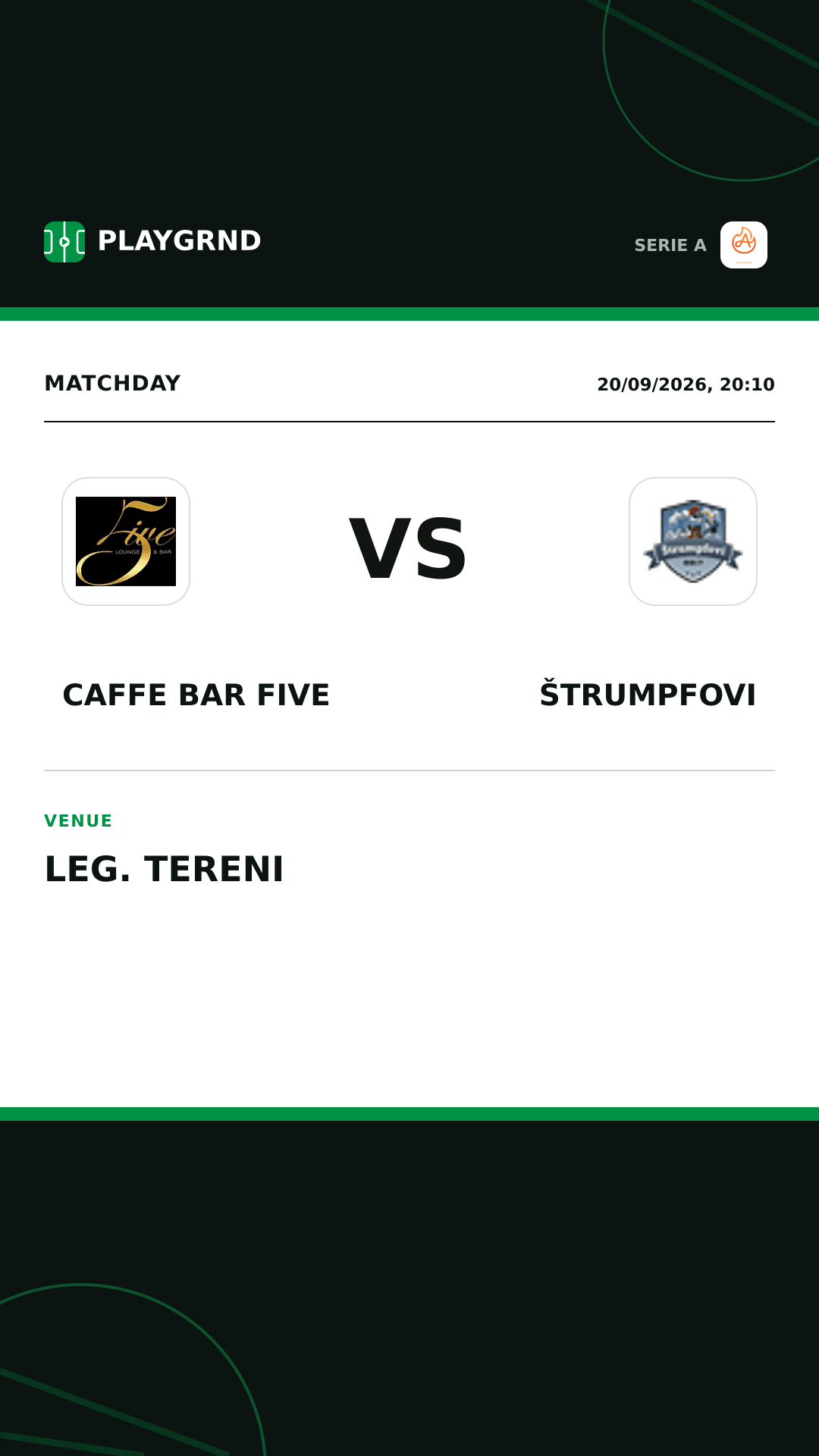 Instagram artwork: Caffe Bar Five vs Štrumpfovi