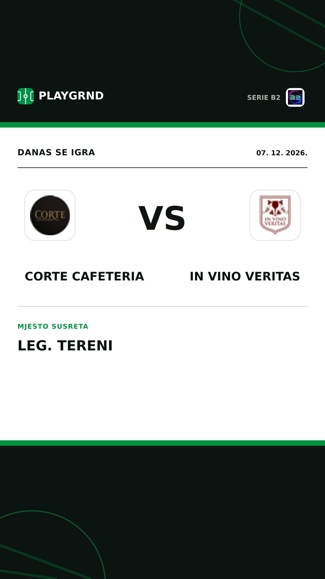 Instagram slika: Corte Cafeteria vs IN Vino Veritas