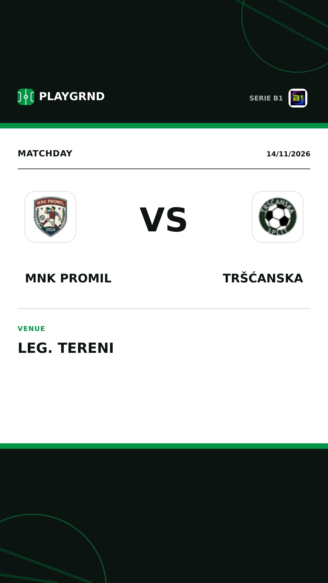 Instagram artwork: Mnk Promil vs Tršćanska