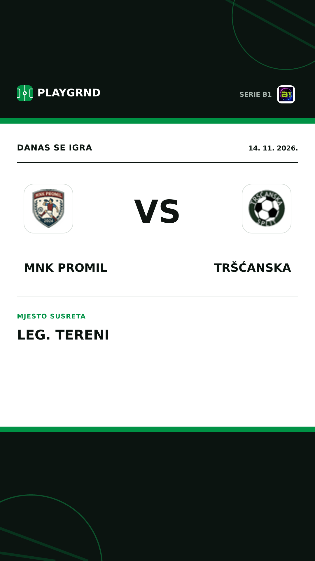 Instagram slika: Mnk Promil vs Tršćanska