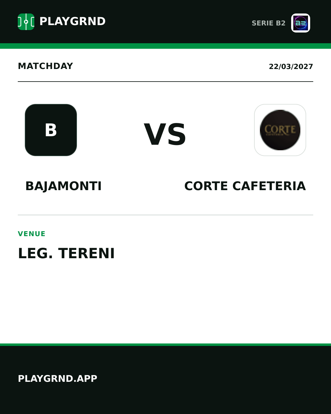 Instagram artwork: Bajamonti vs Corte Cafeteria