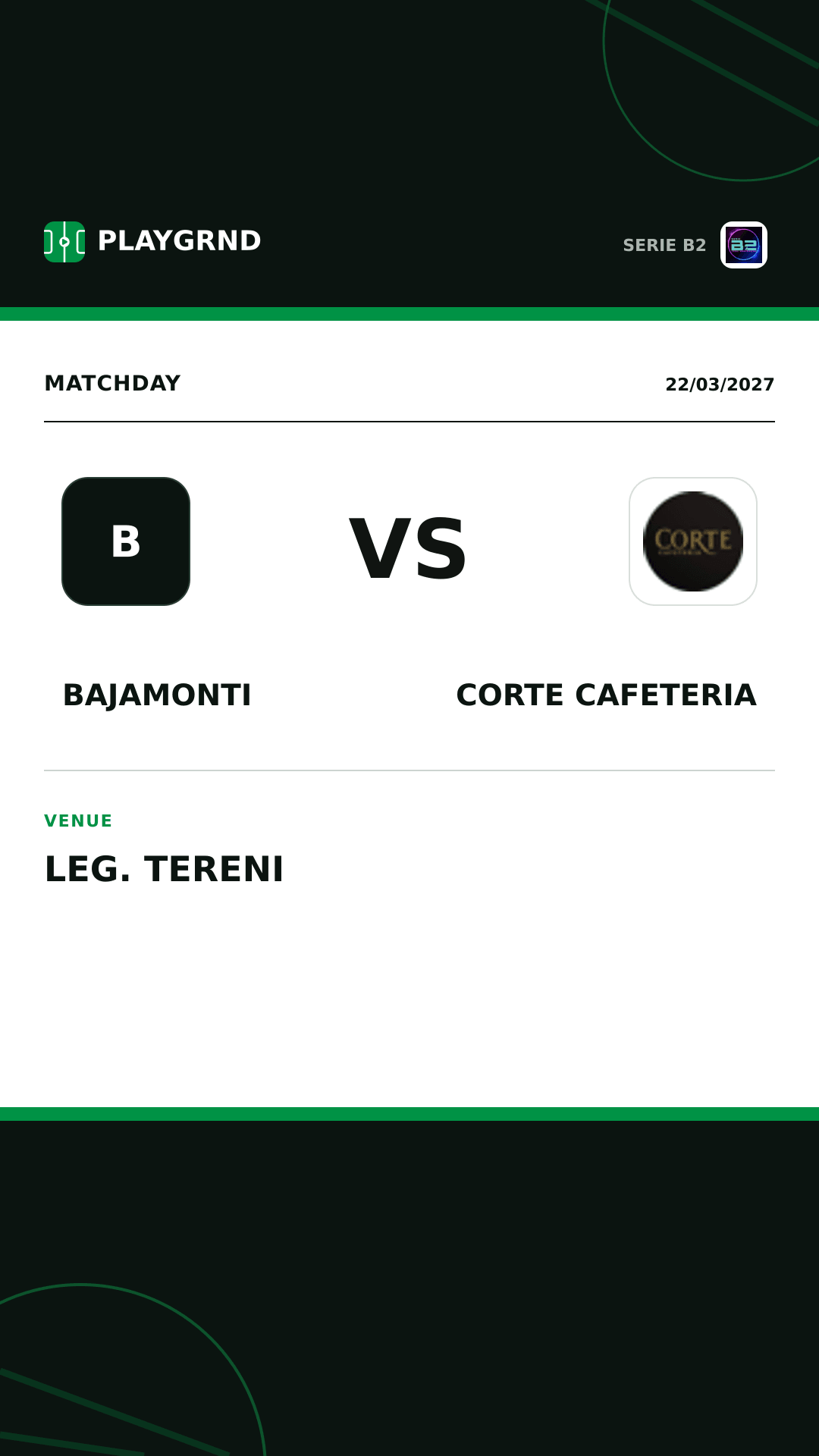 Instagram artwork: Bajamonti vs Corte Cafeteria