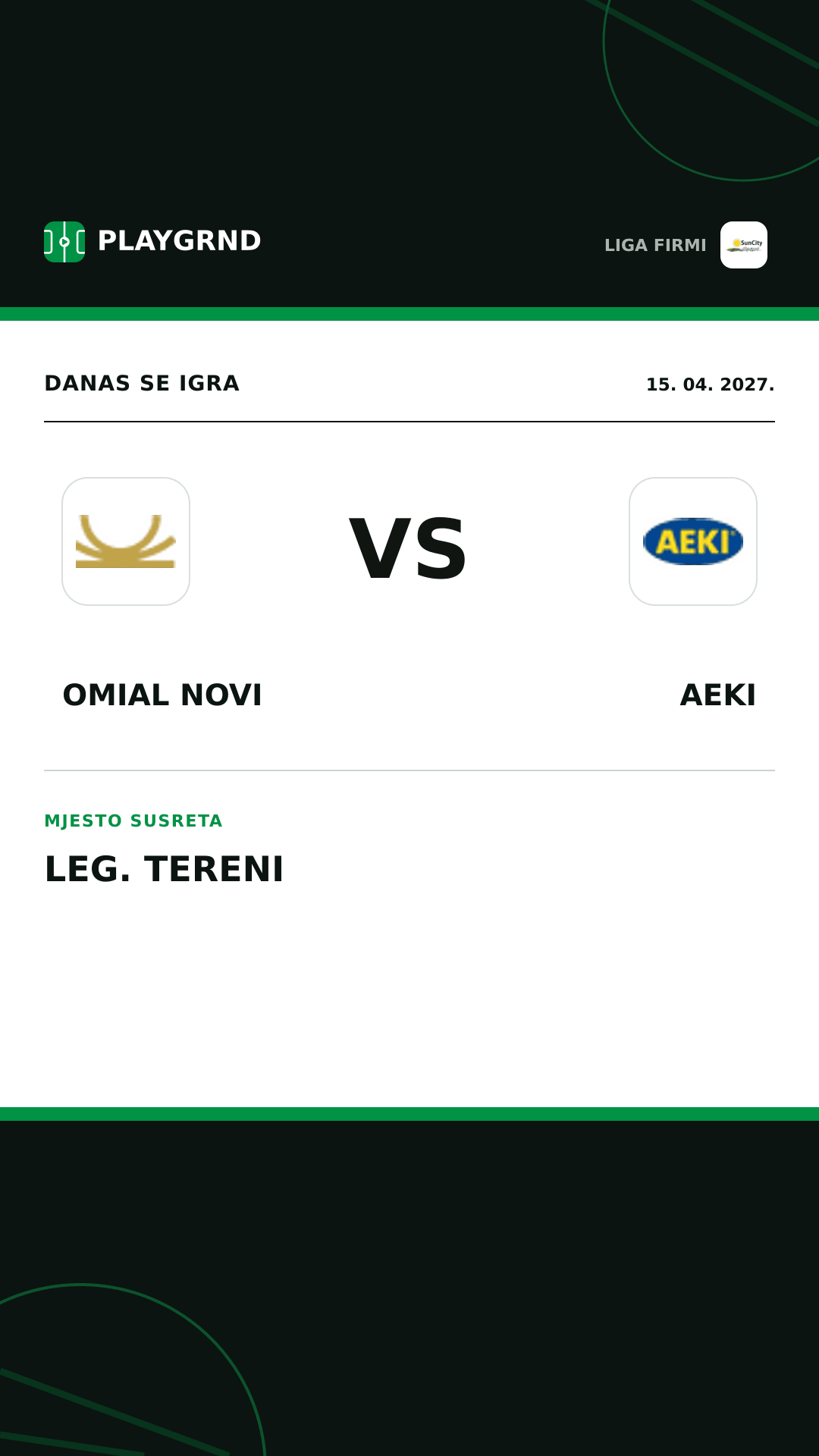 Instagram slika: Omial Novi vs AEKI