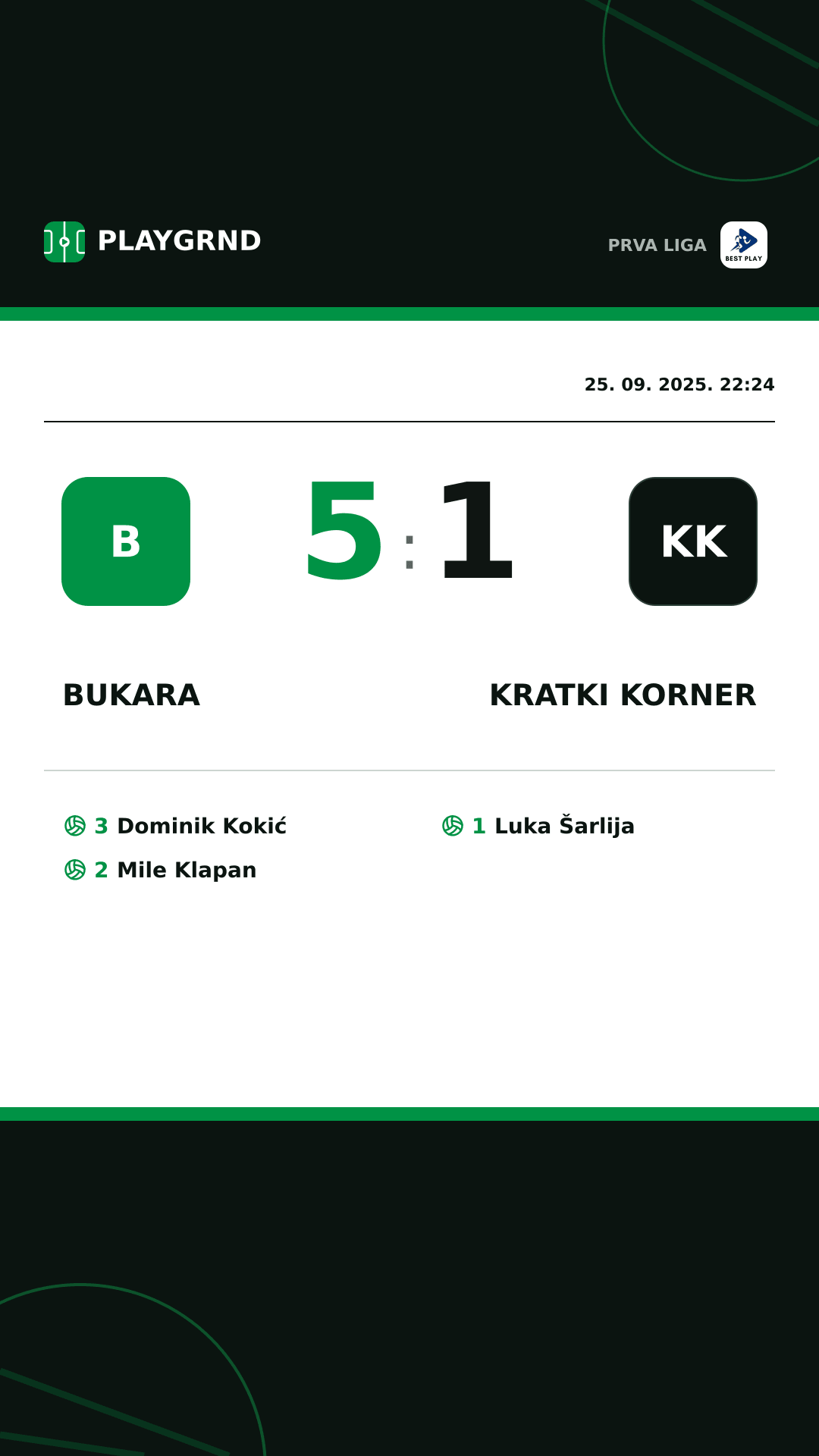 Instagram slika: Bukara 5:1 Kratki Korner