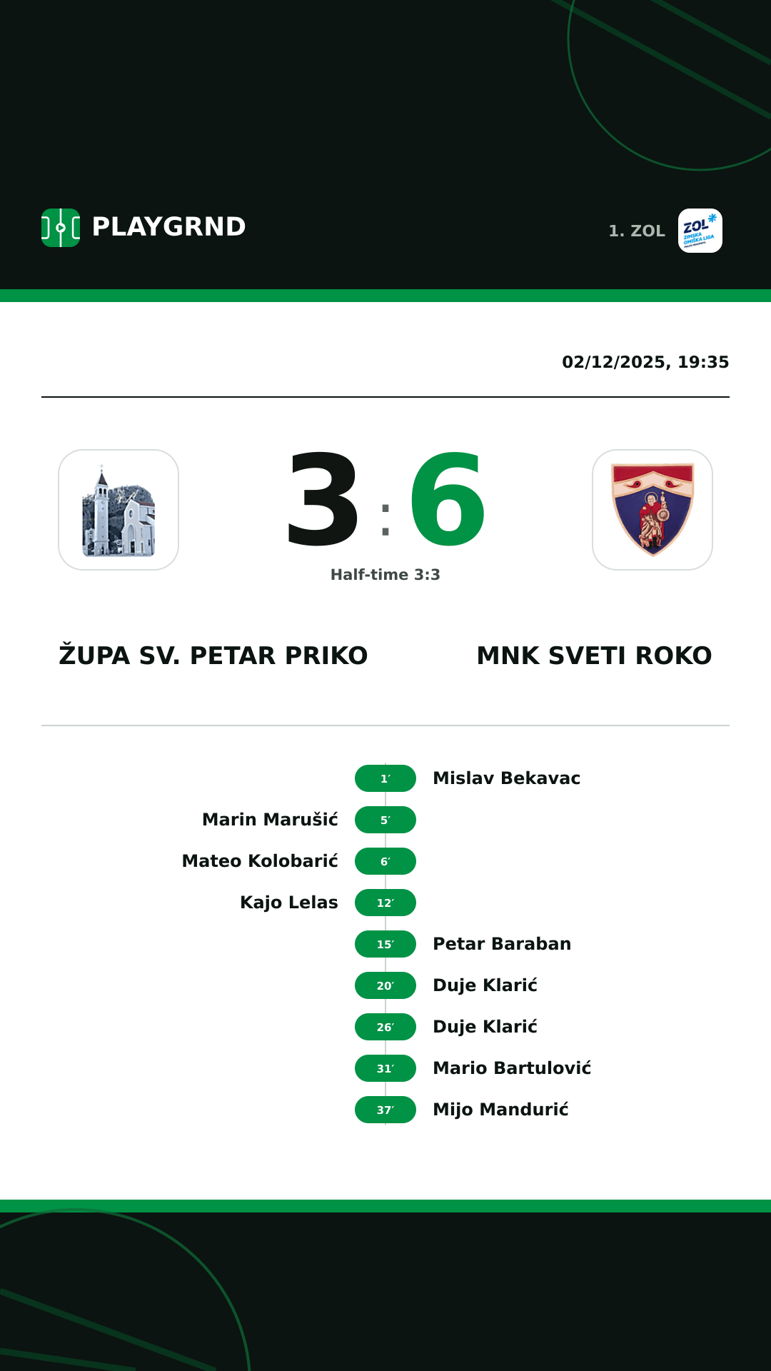 Instagram artwork: Župa Sv. Petar Priko 3:6 MNK Sveti Roko