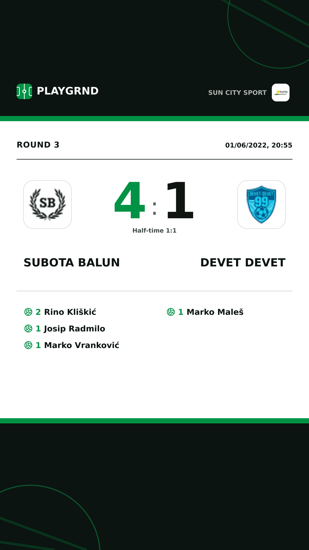 Instagram artwork: Subota Balun 4:1 Devet Devet