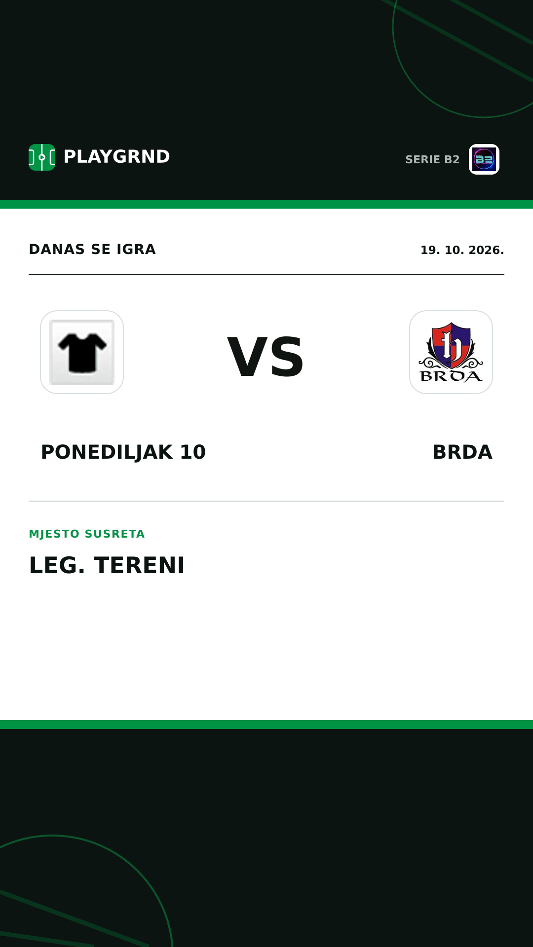 Instagram slika: Ponediljak 10 vs Brda