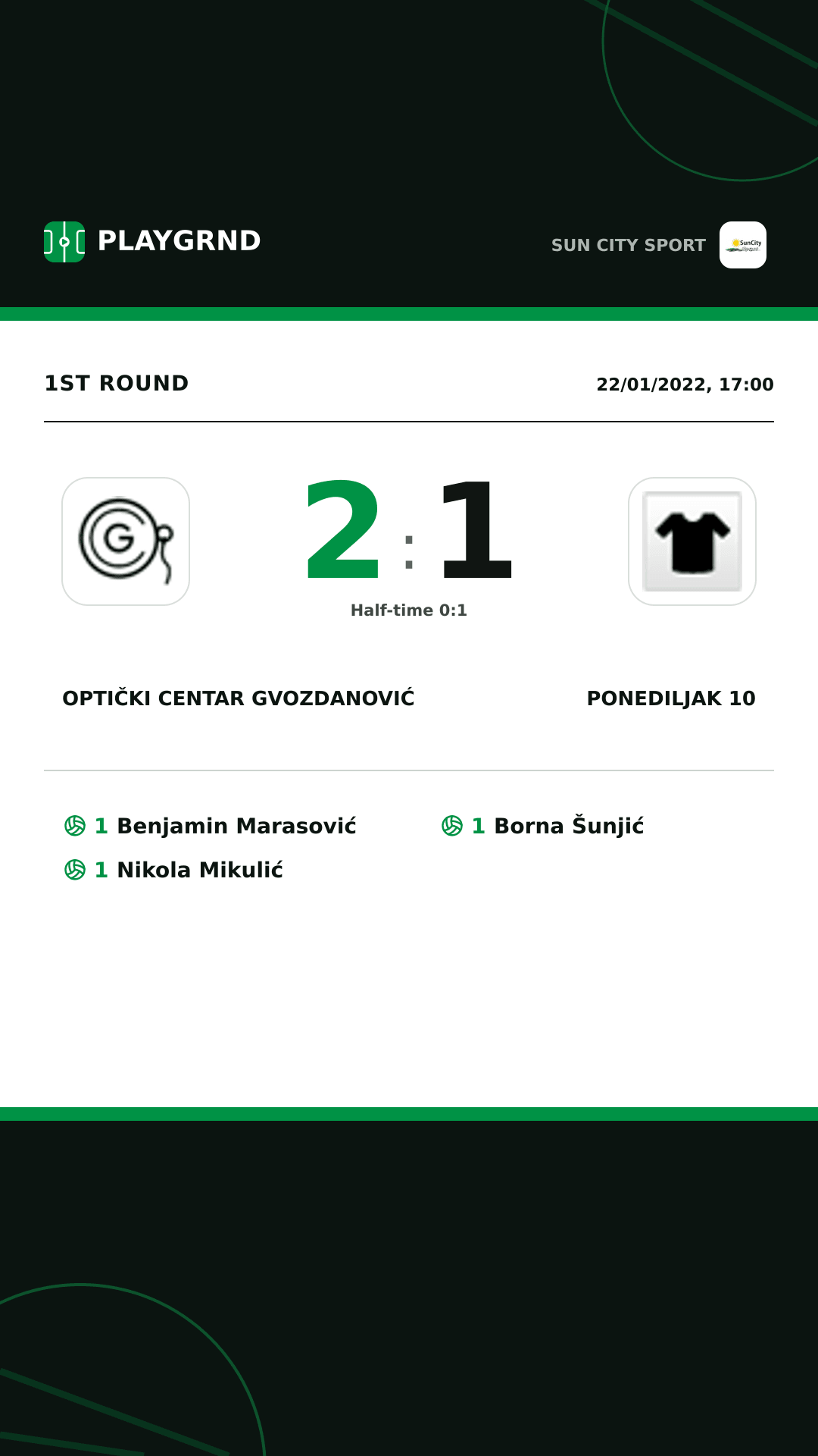 Instagram artwork: Optički Centar Gvozdanović 2:1 Ponediljak 10